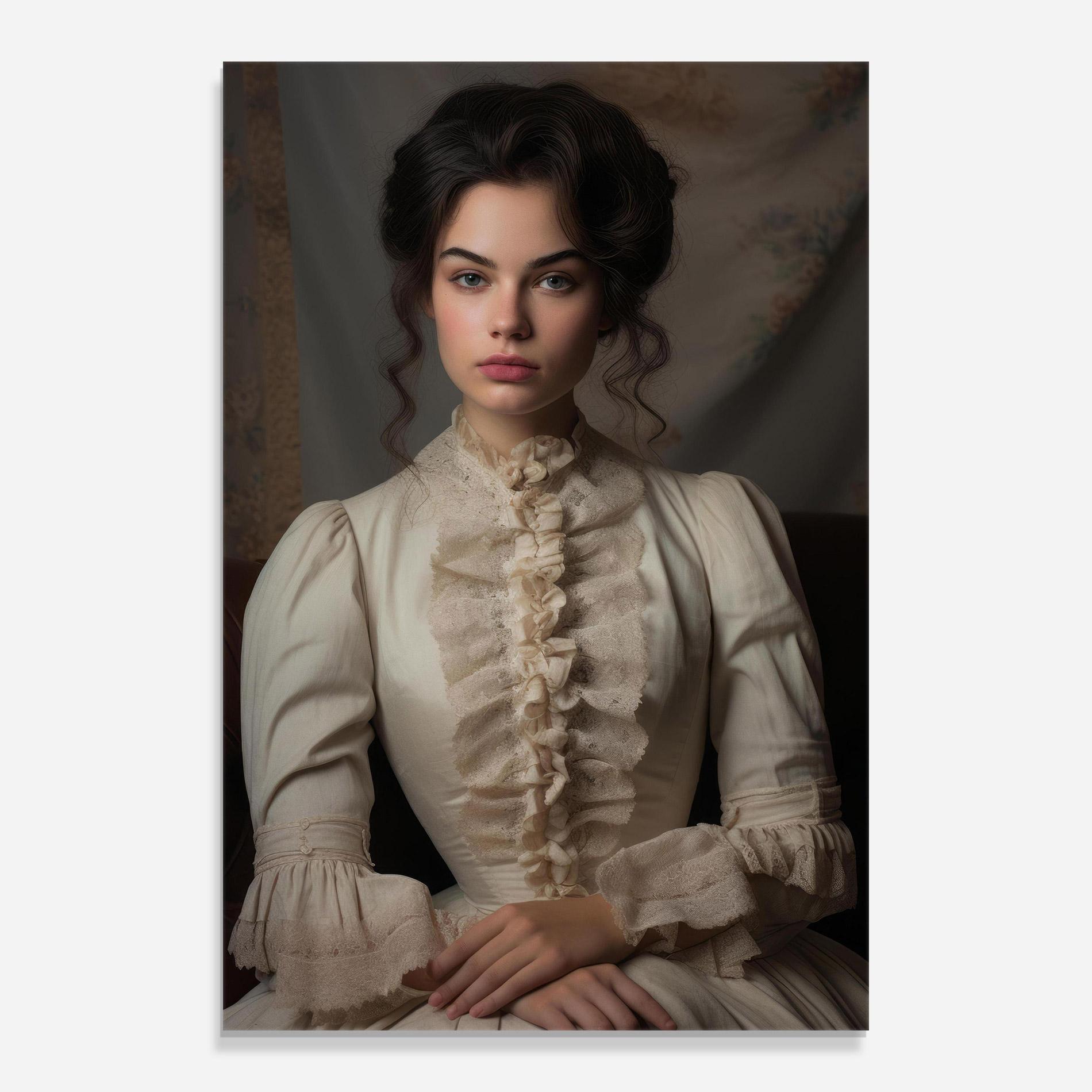 Üvegkép Pretty Vintage Dress mockup 0