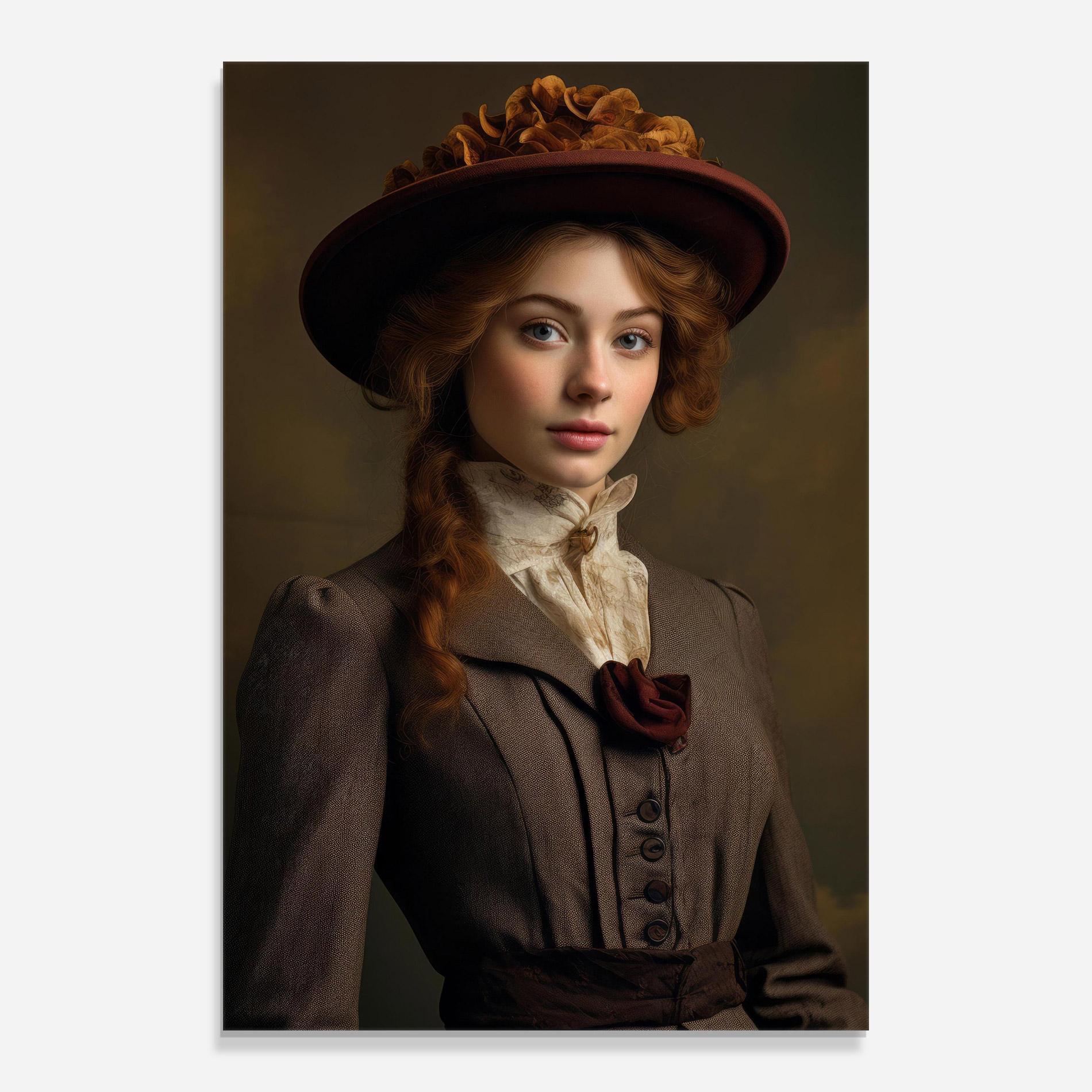 Üvegkép Red Orange Hat mockup 0