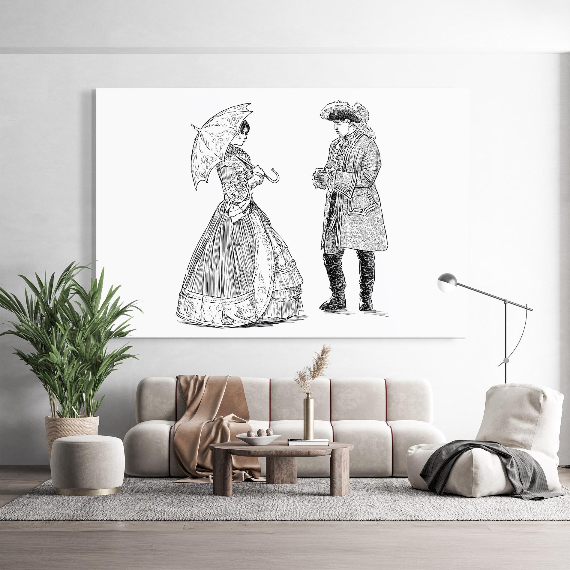 Üvegkép Century Couple mockup 9