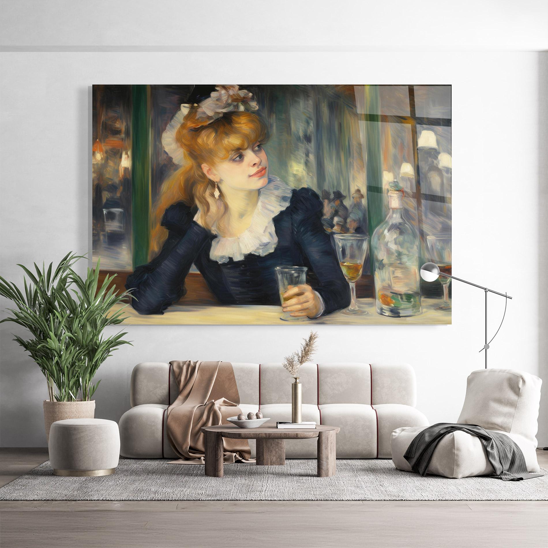 Üvegkép Elegant Vintage Fashion mockup 9