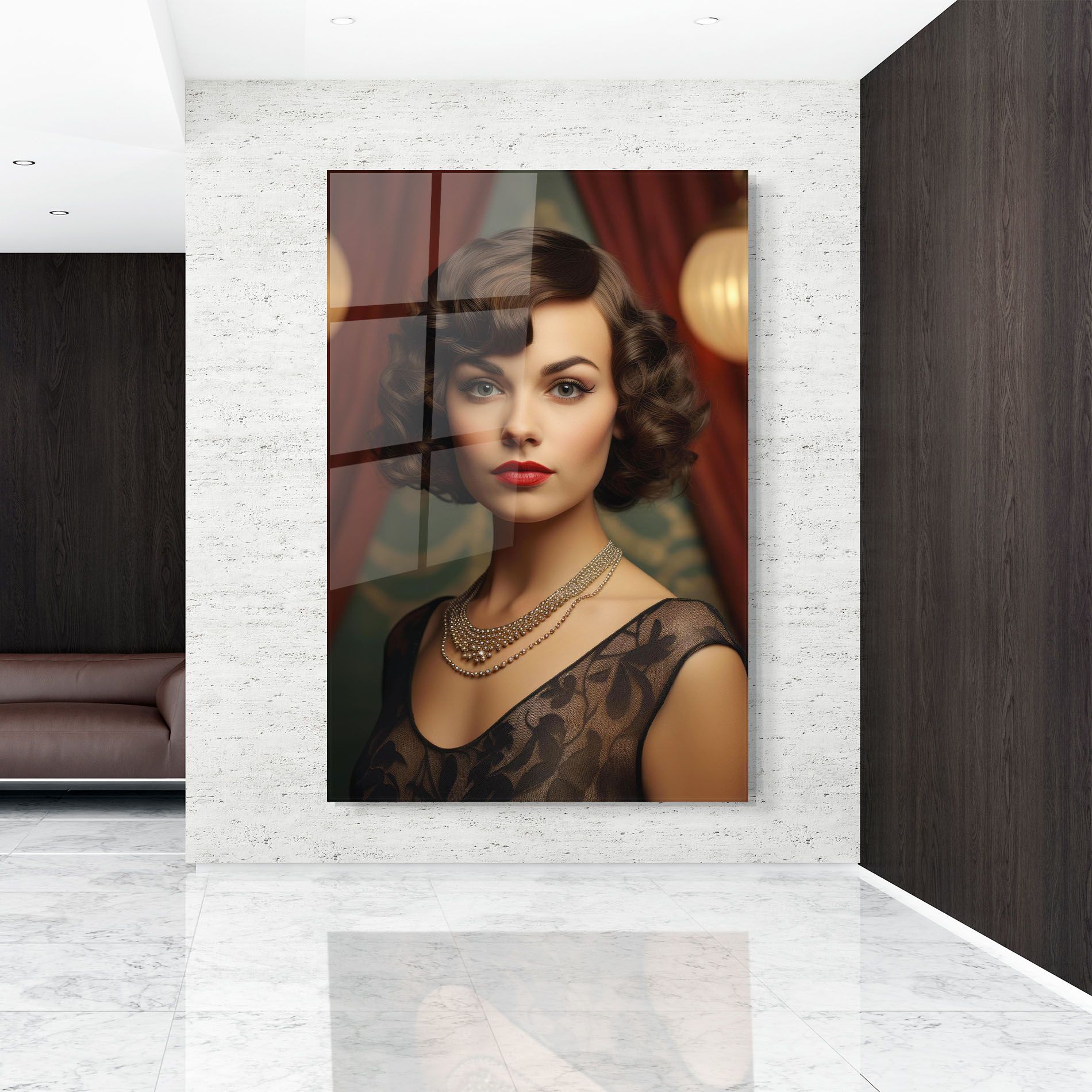 Elegant Vintage Woman mockup 9