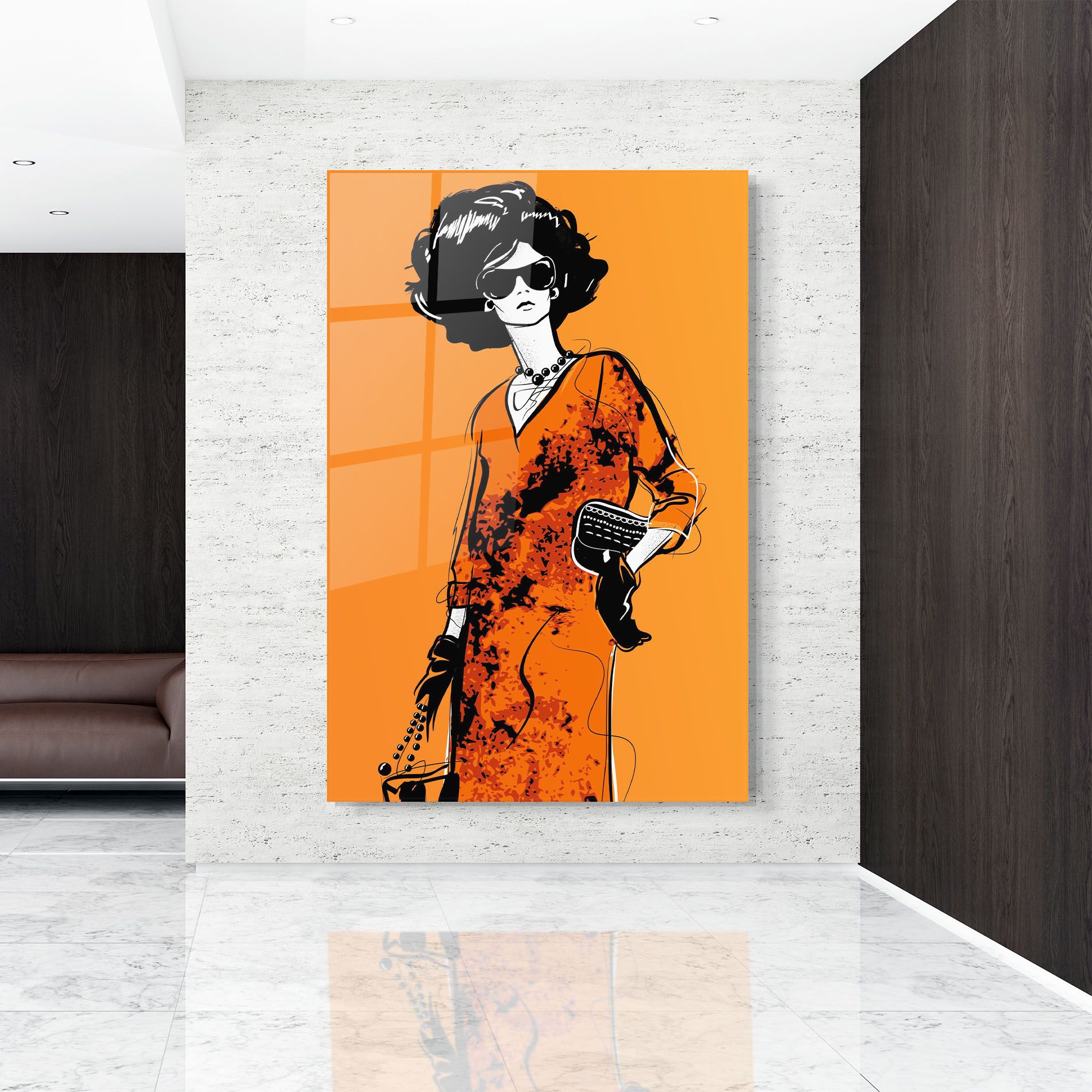 Old Orange Dress mockup 9