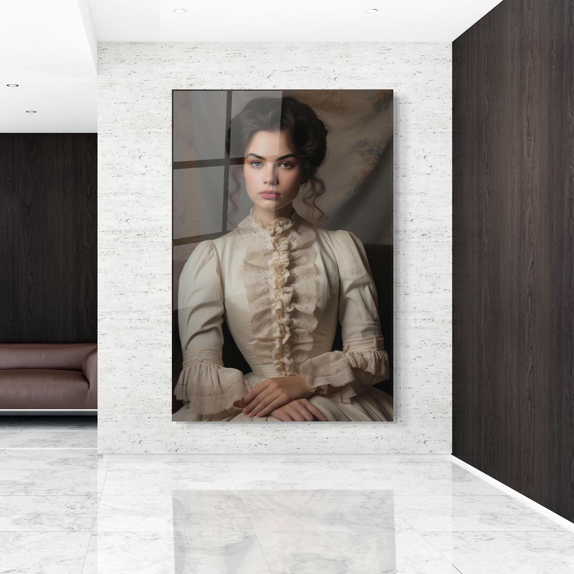 Üvegkép Pretty Vintage Dress mockup 9