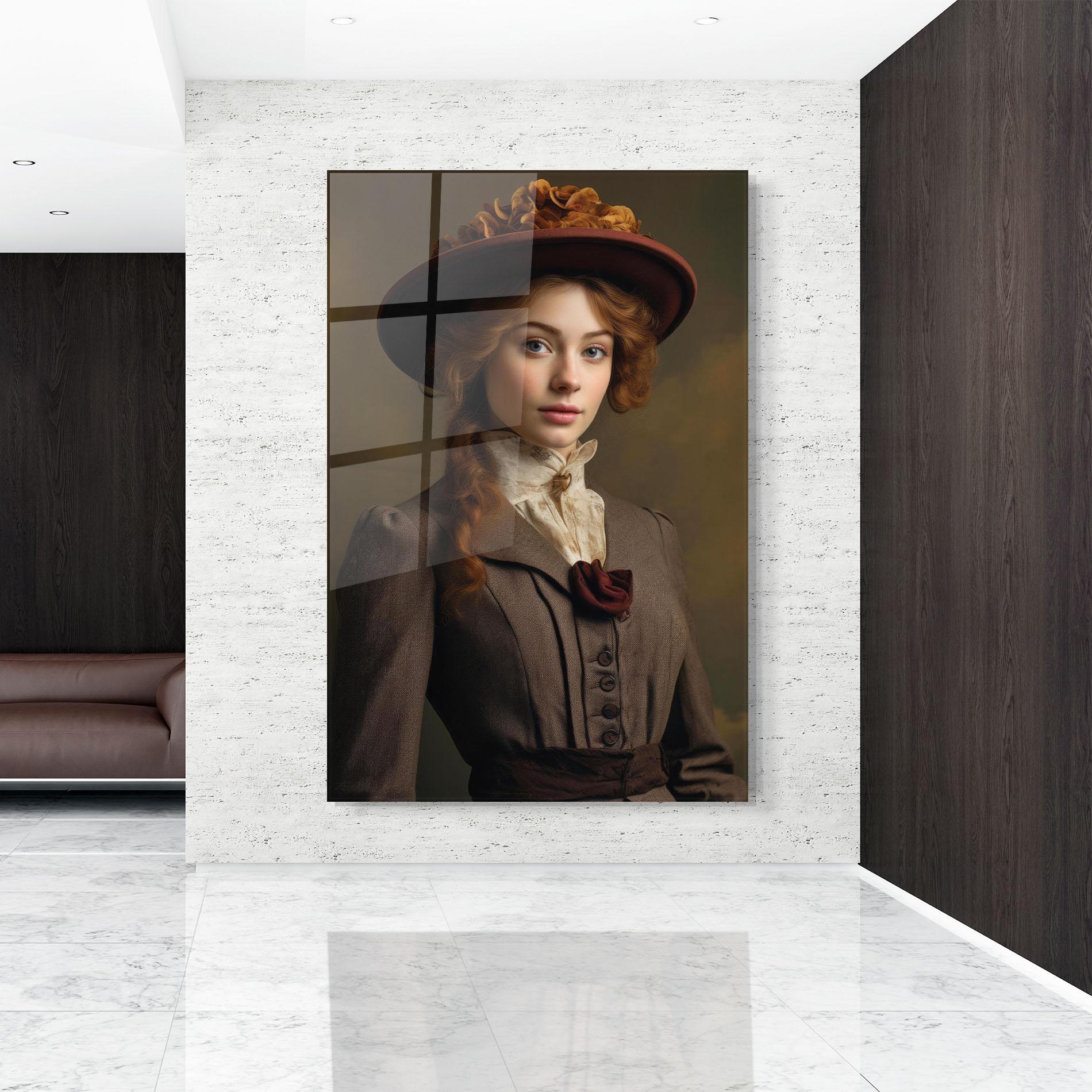 Üvegkép Red Orange Hat mockup 9