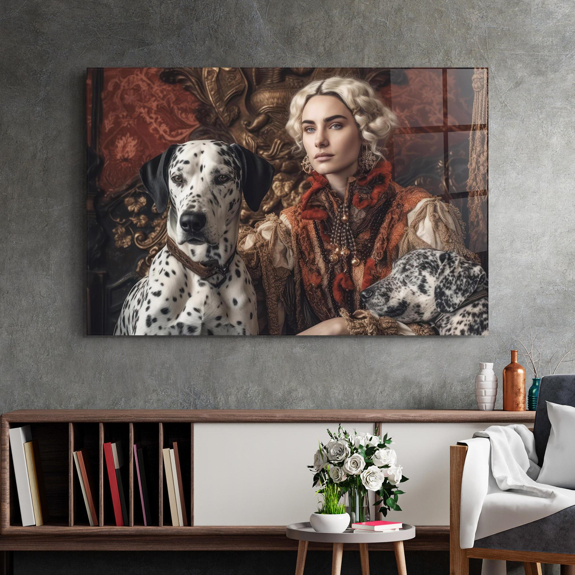 Üvegkép Queen Fashion mockup 2