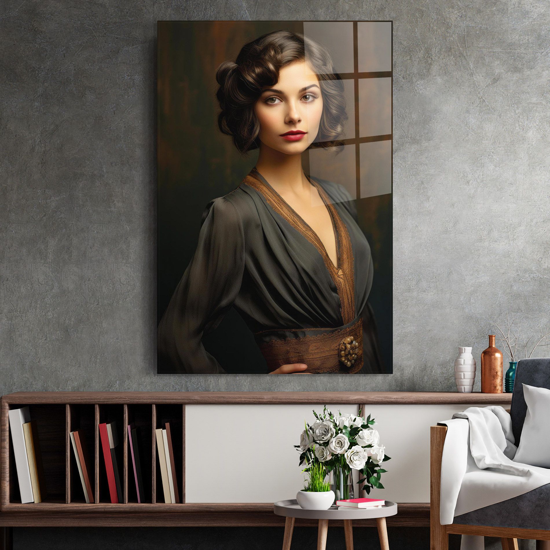 Black Vintage Dress mockup 2