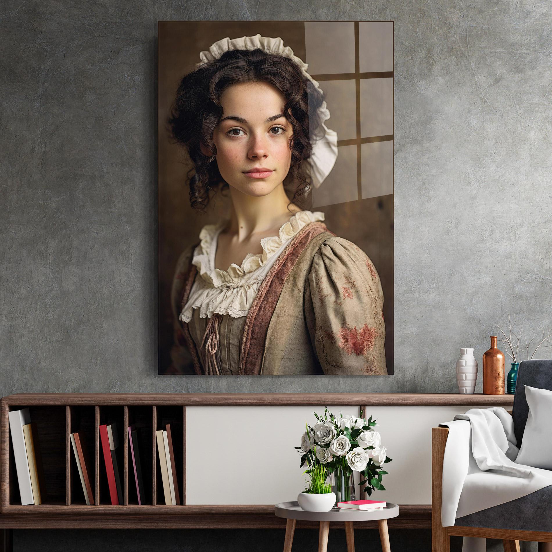 Üvegkép Light Green Dress mockup 2