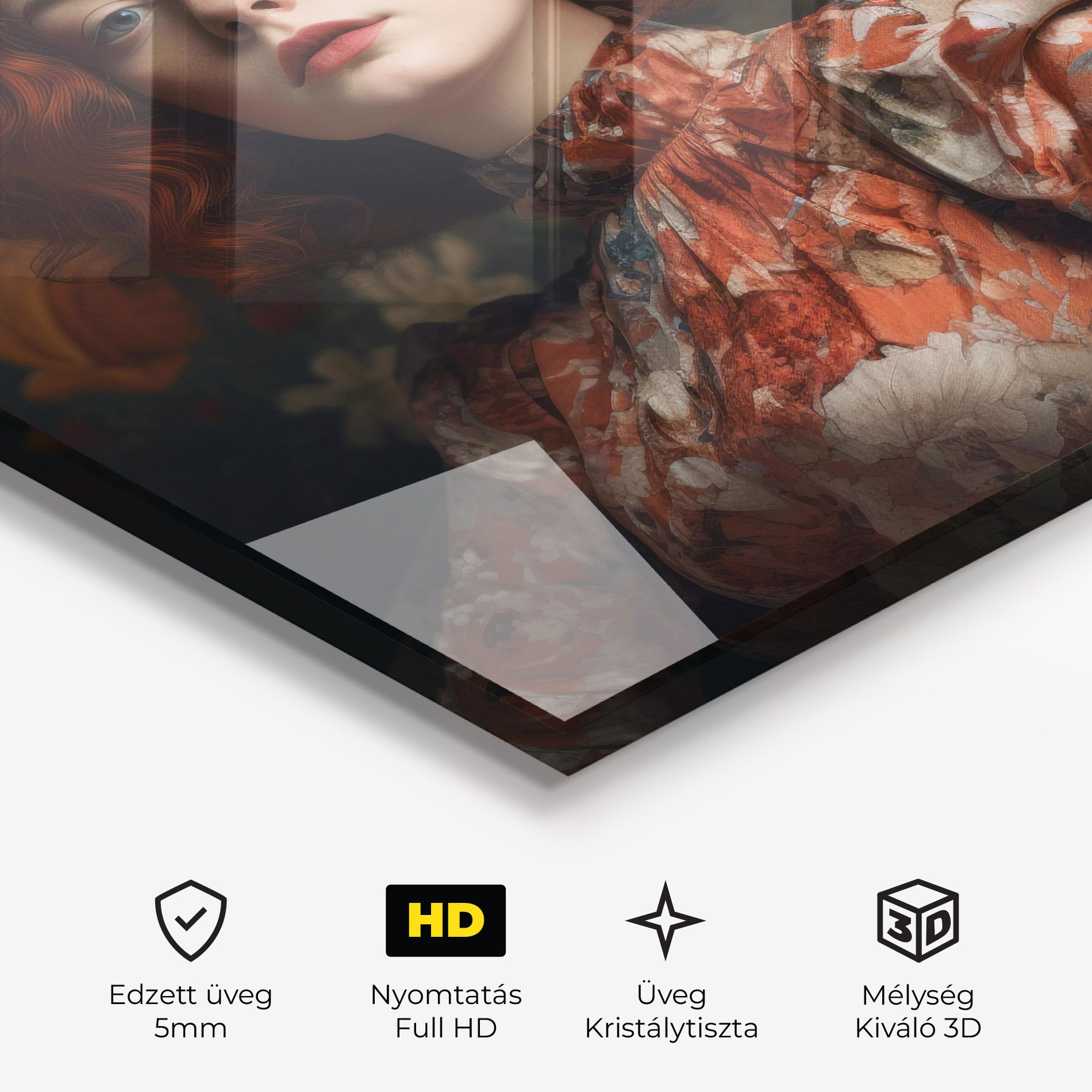 Red Vintage Hair mockup 3