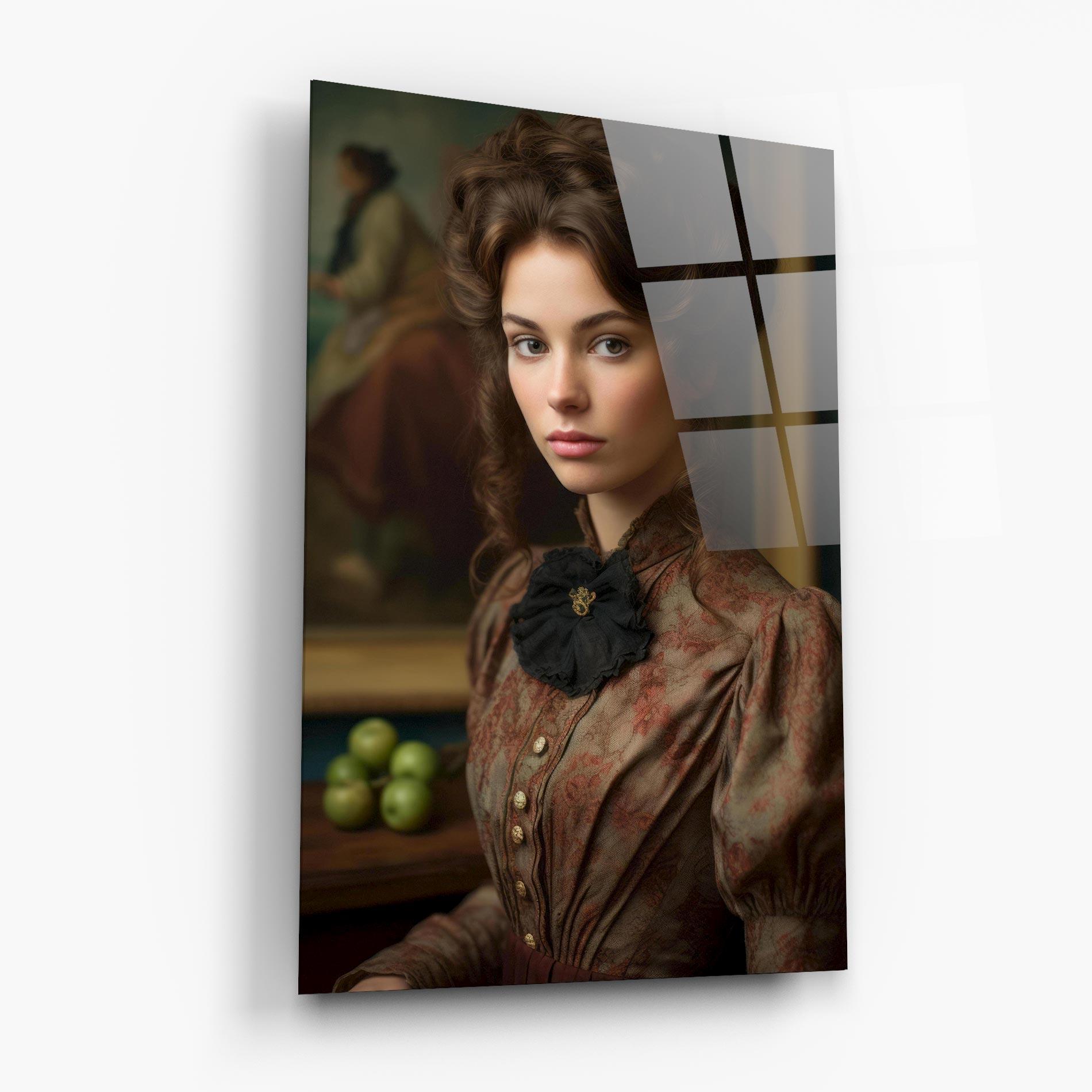 Üvegkép Green Vintage Apple mockup 6