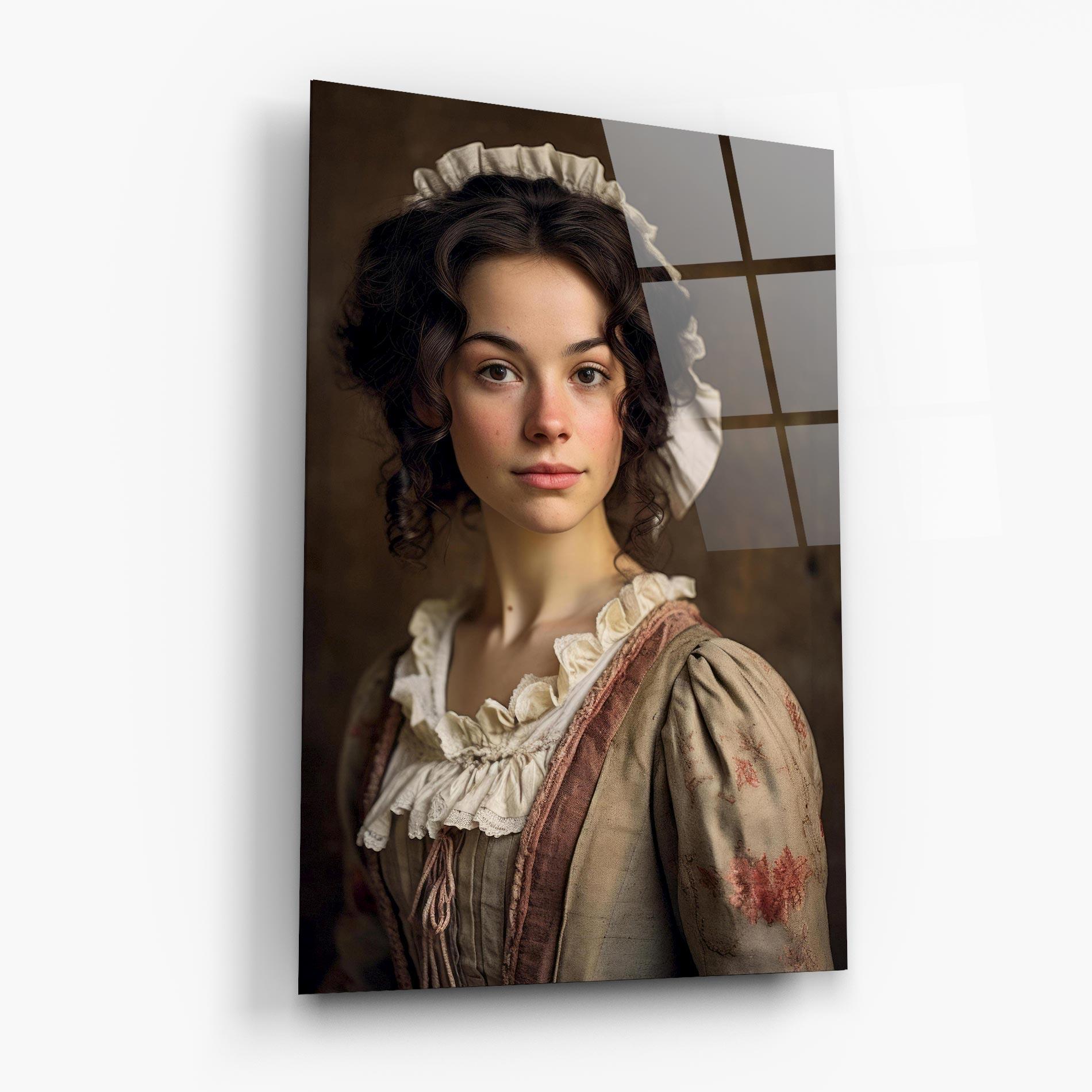 Üvegkép Light Green Dress mockup 6