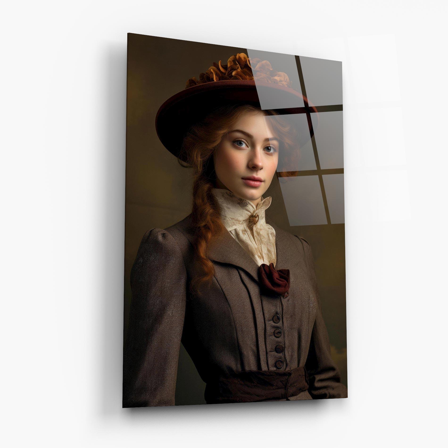 Üvegkép Red Orange Hat mockup 6