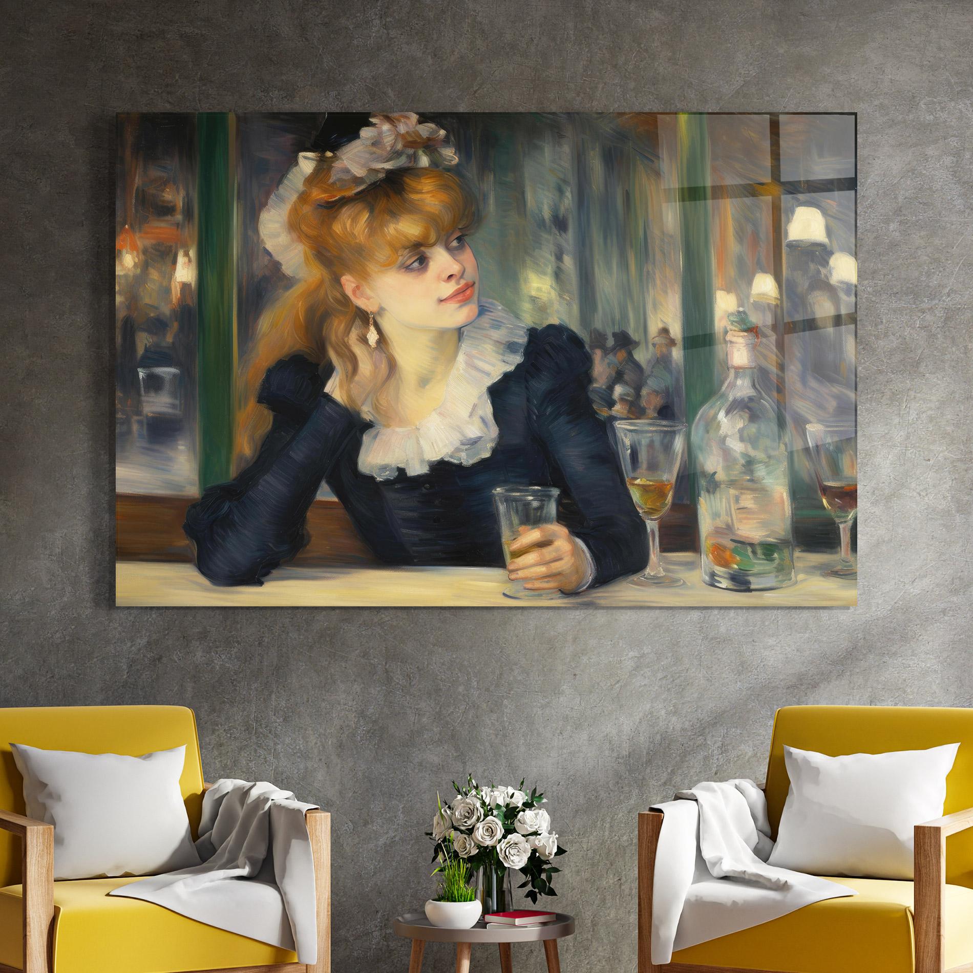 Üvegkép Elegant Vintage Fashion mockup 4