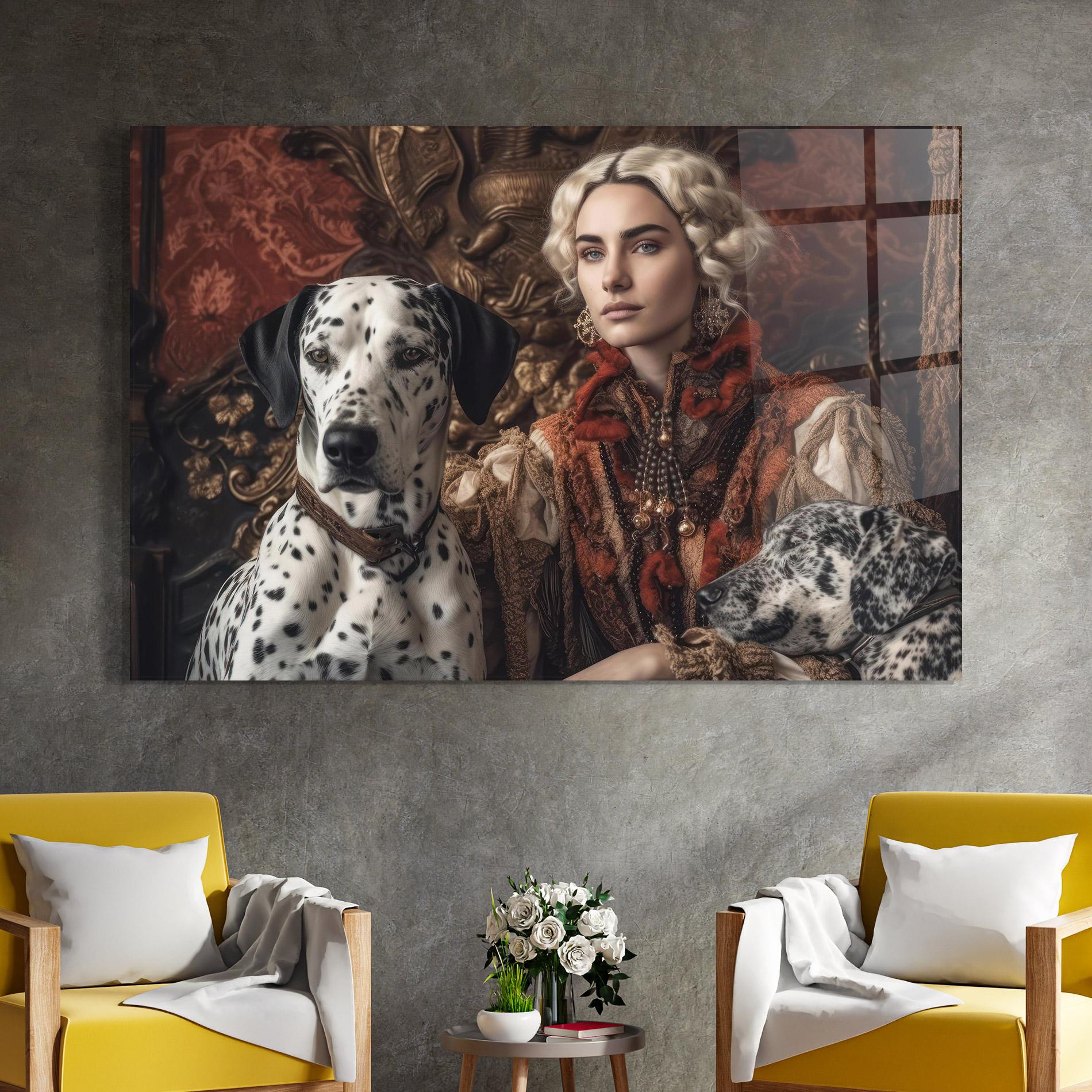 Üvegkép Queen Fashion mockup 4