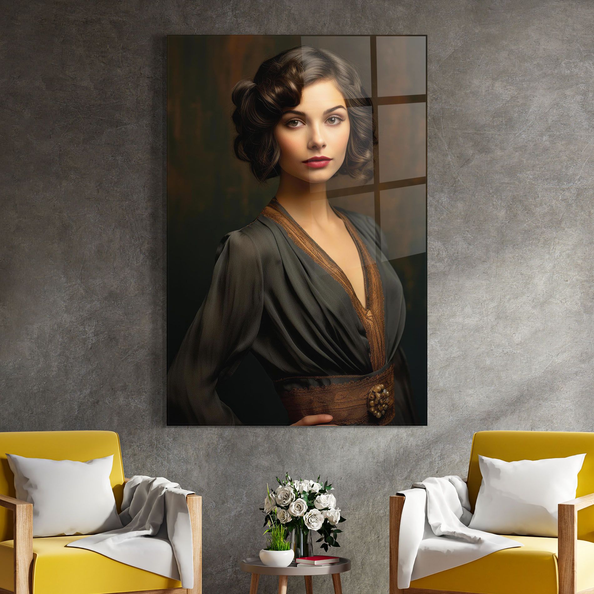 Black Vintage Dress mockup 4