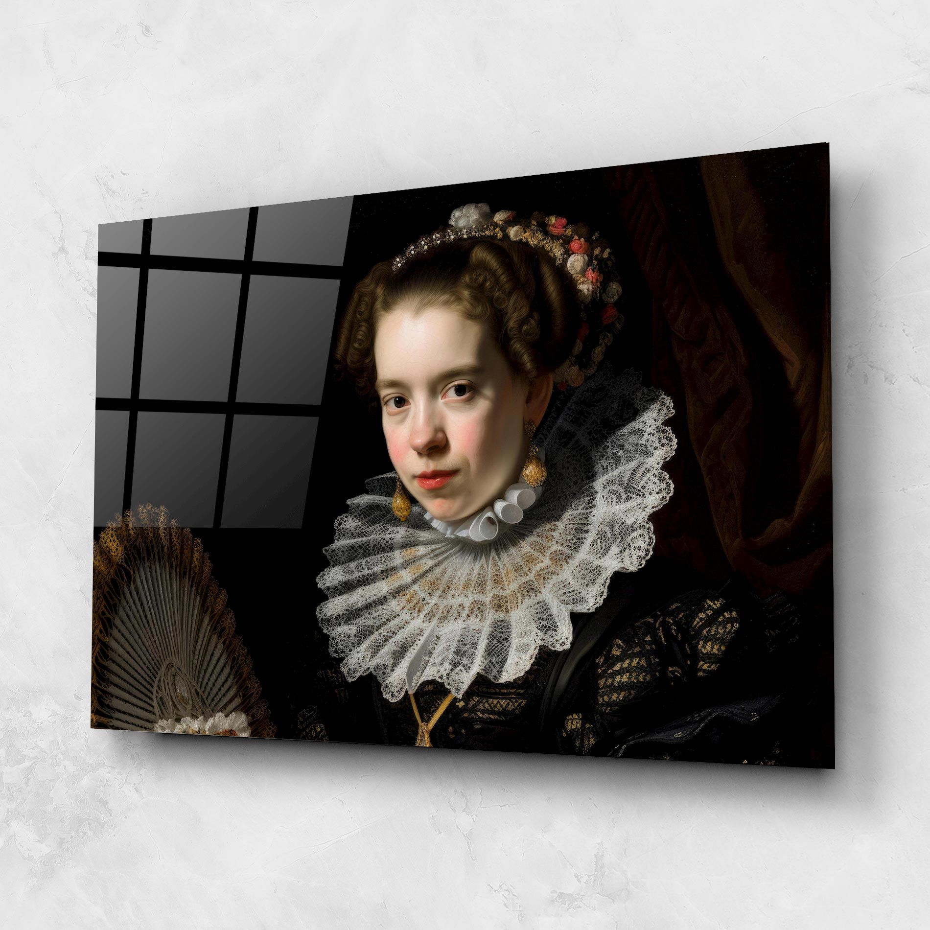 Baroque Lady Portrait mockup 1