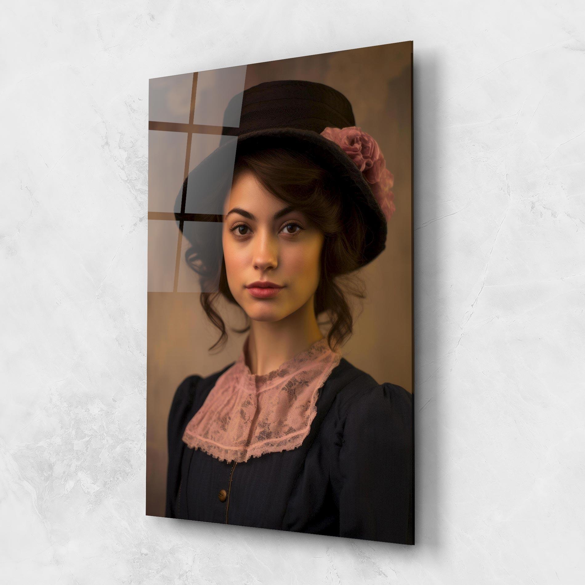 Üvegkép Dark Blue Dress mockup 1