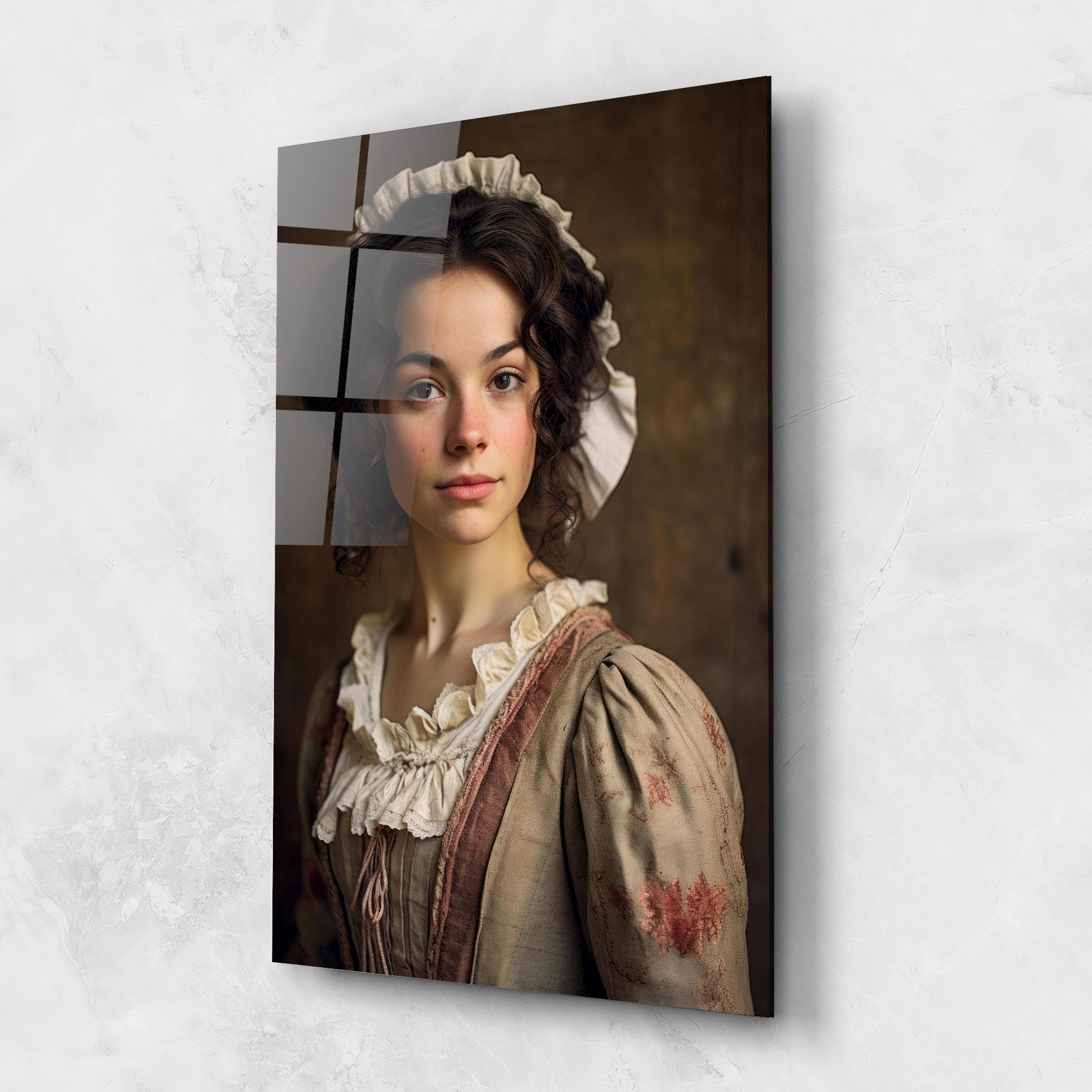 Üvegkép Light Green Dress mockup 1