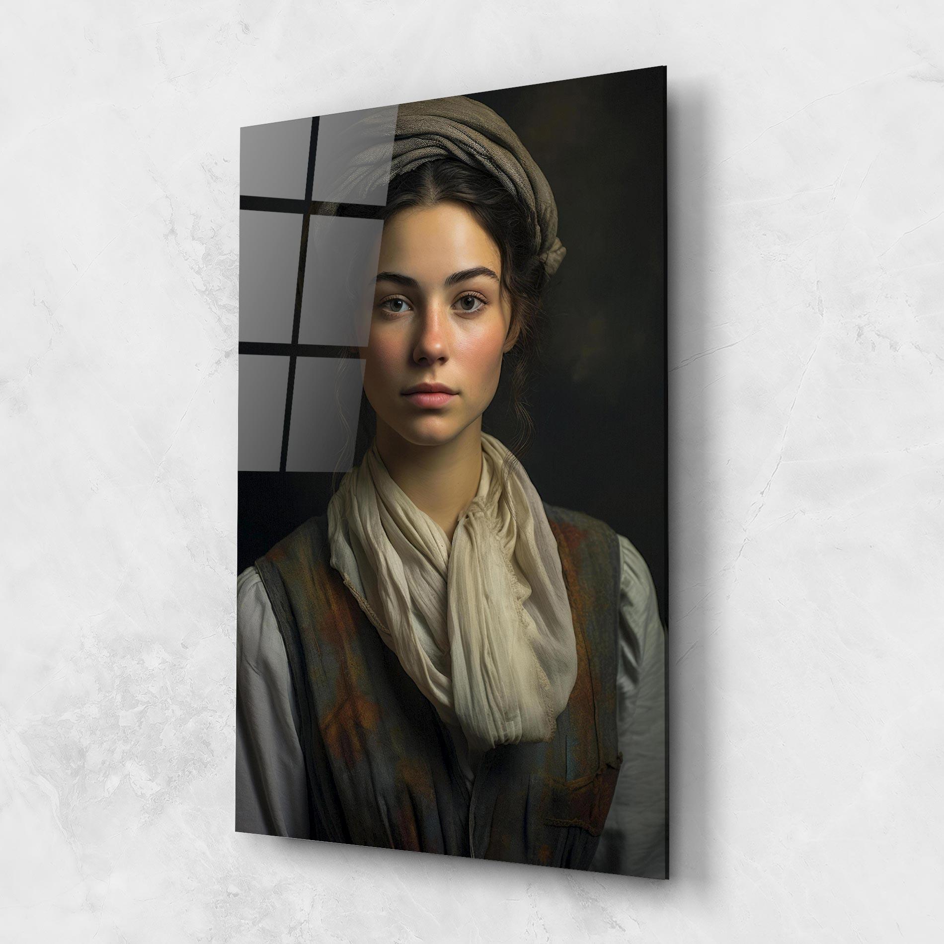 Üvegkép Vintage Pink Lips mockup 1