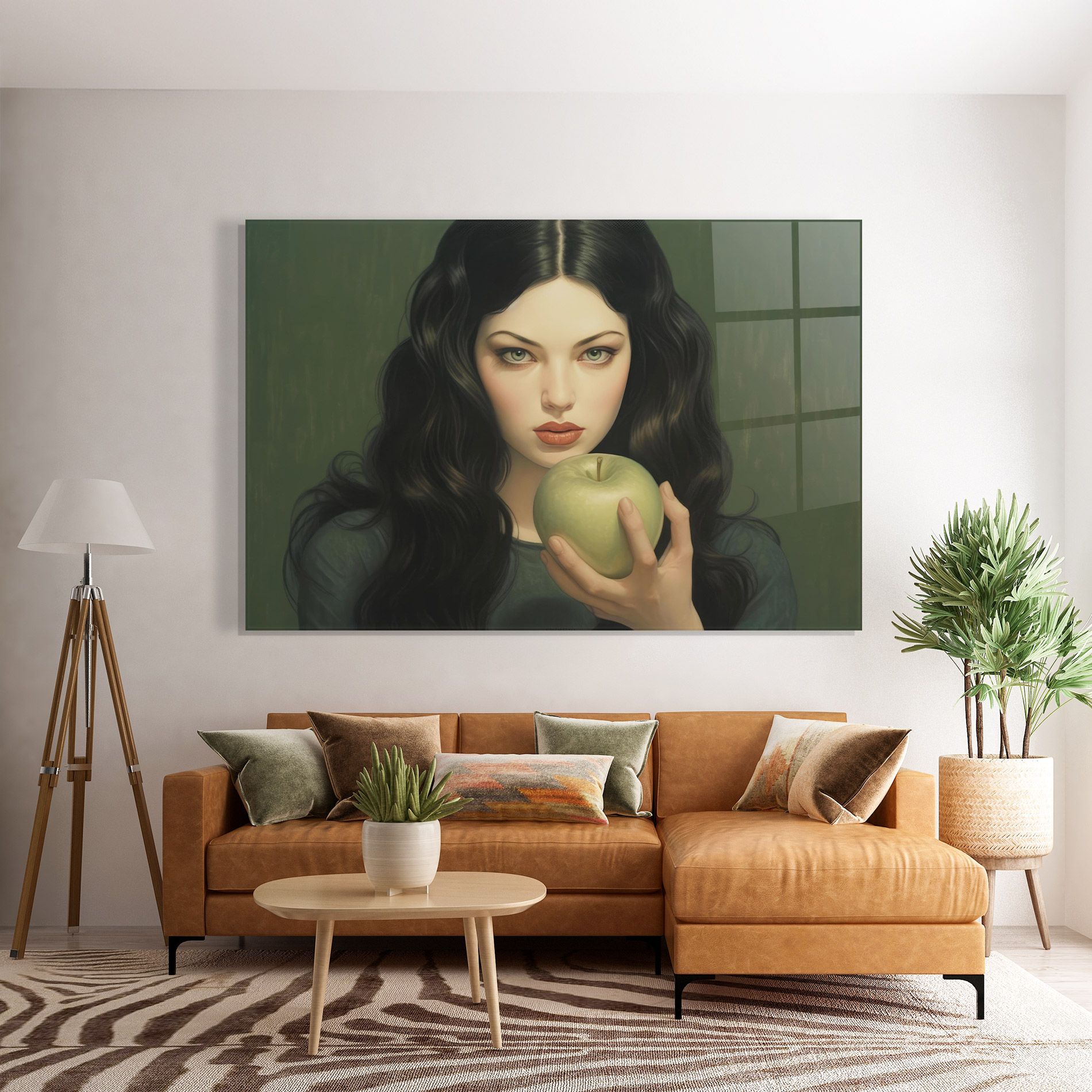 Green Apple Painting mockup 7