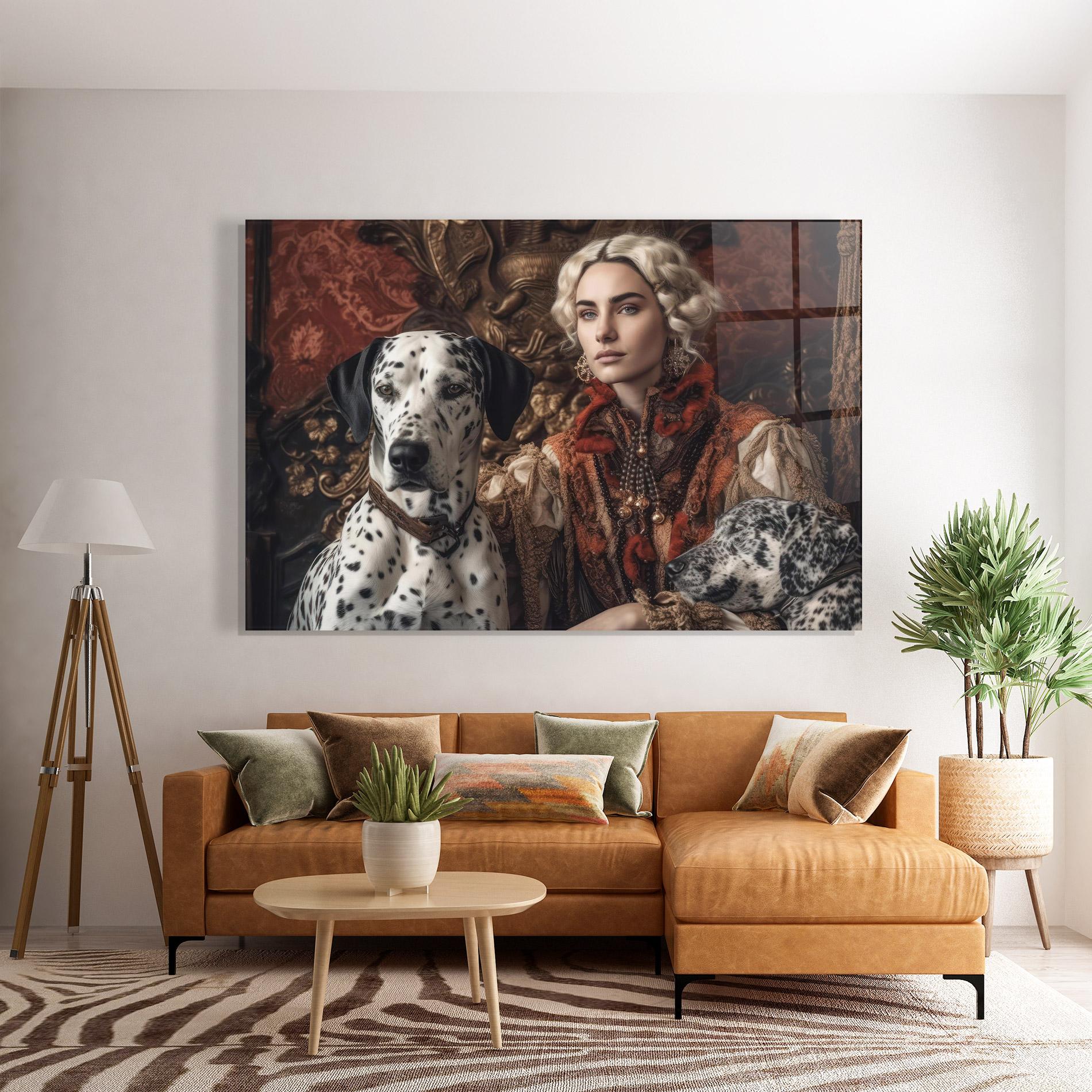 Üvegkép Queen Fashion mockup 7