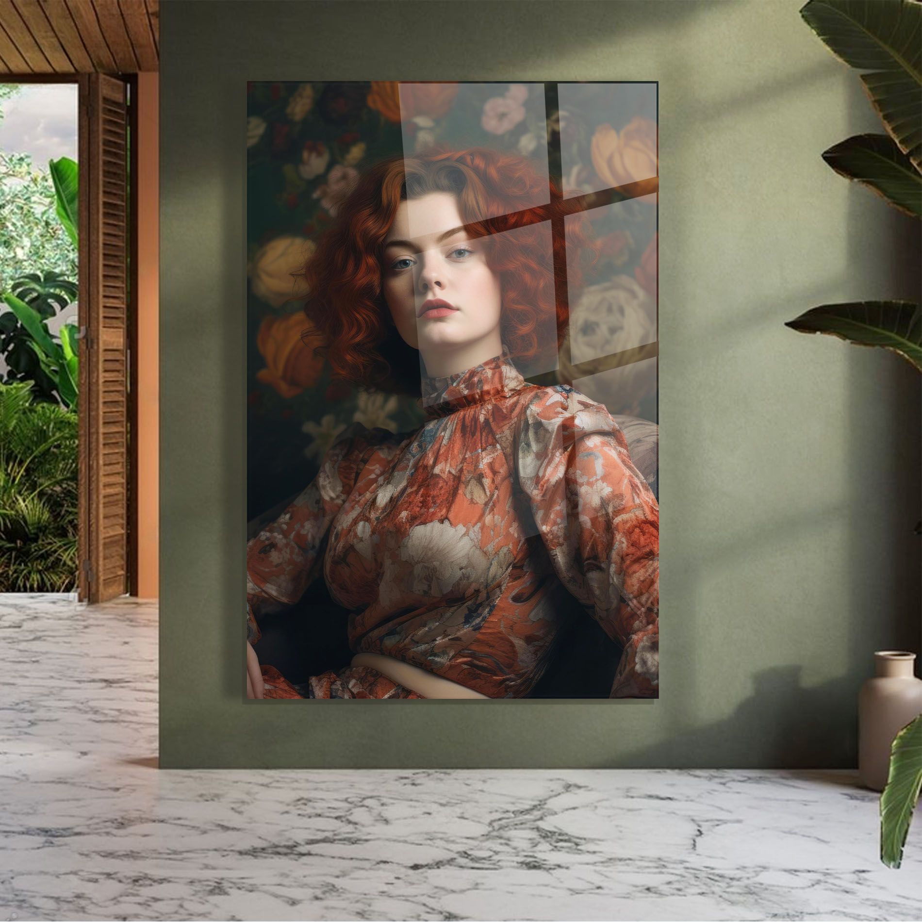 Red Vintage Hair mockup 7