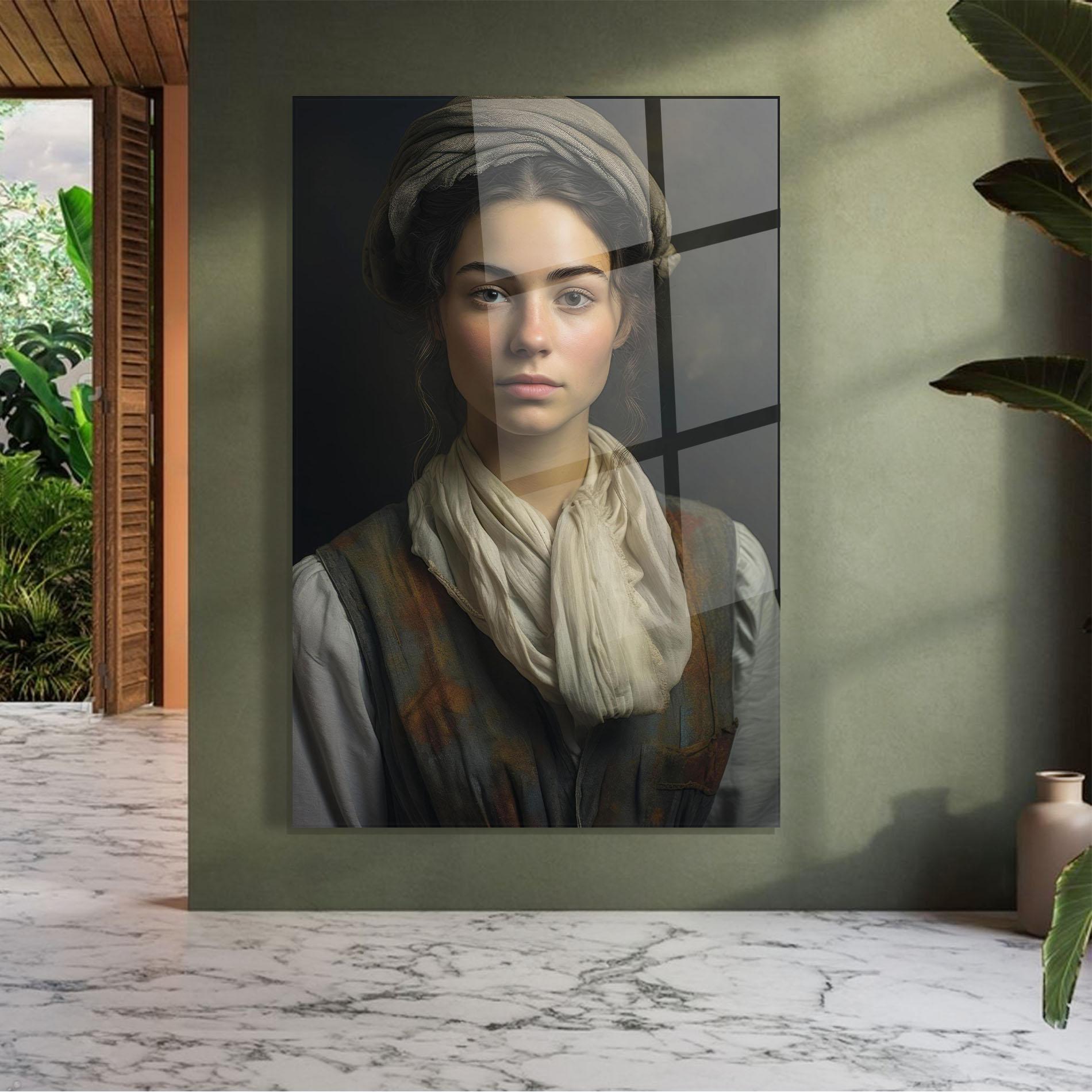 Üvegkép Vintage Pink Lips mockup 7