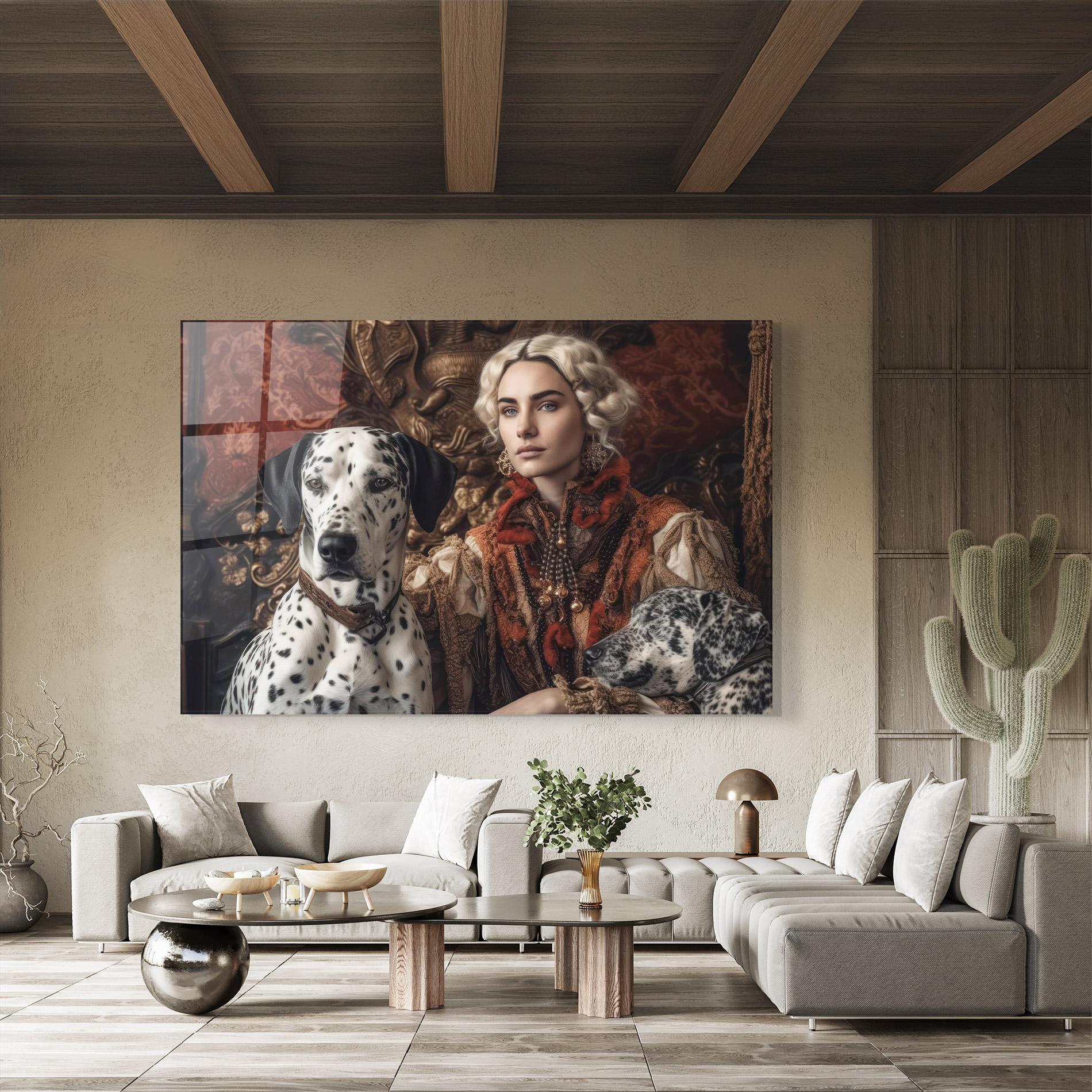 Üvegkép Queen Fashion mockup 8