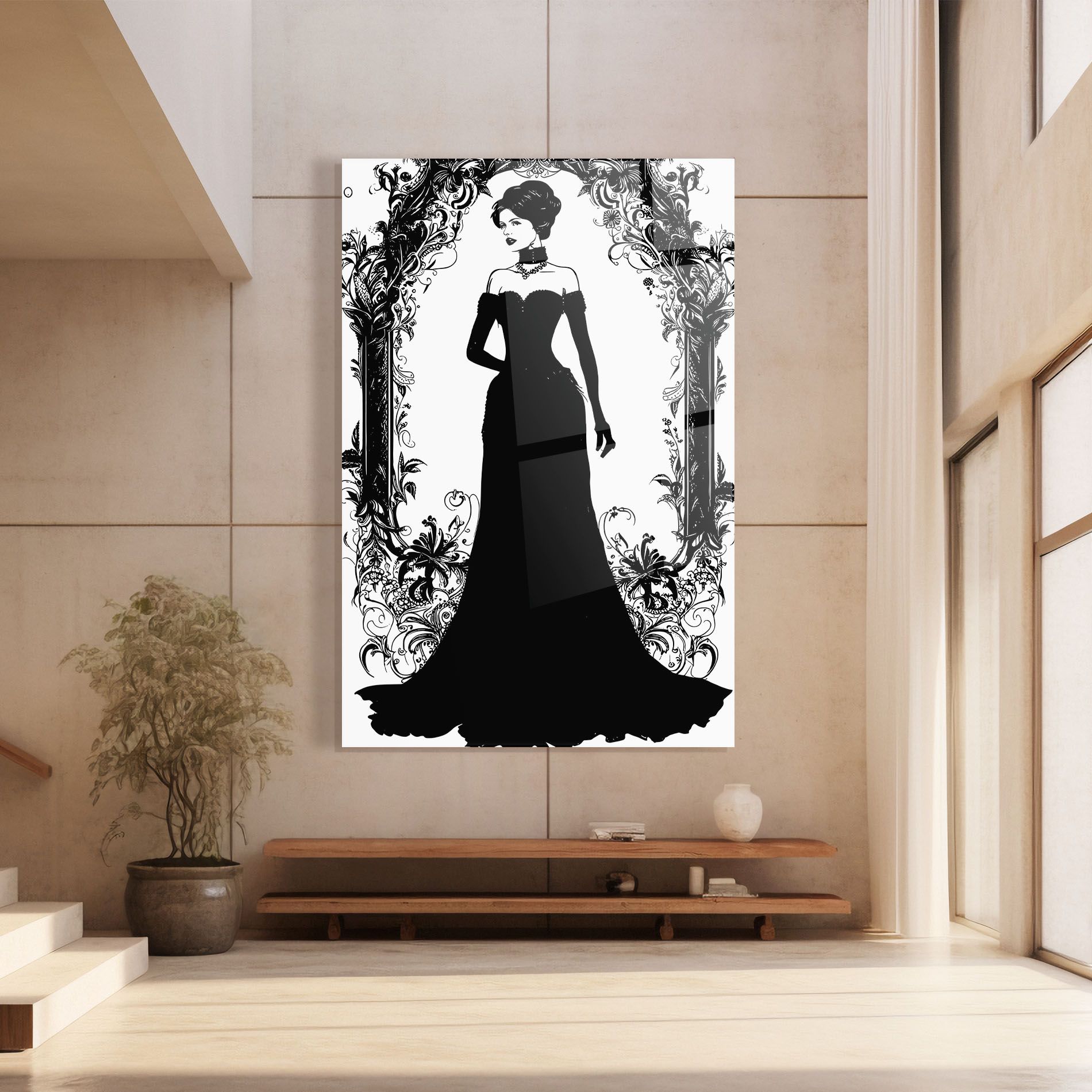 Long Vintage Dress mockup 8