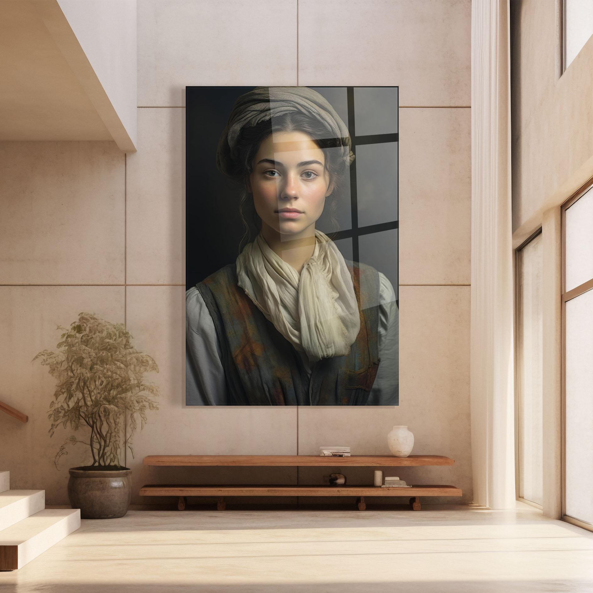 Üvegkép Vintage Pink Lips mockup 8