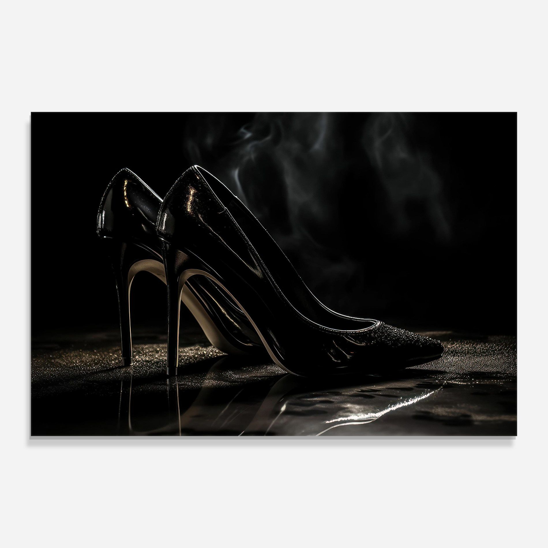 Black Leather Shoes mockup 0