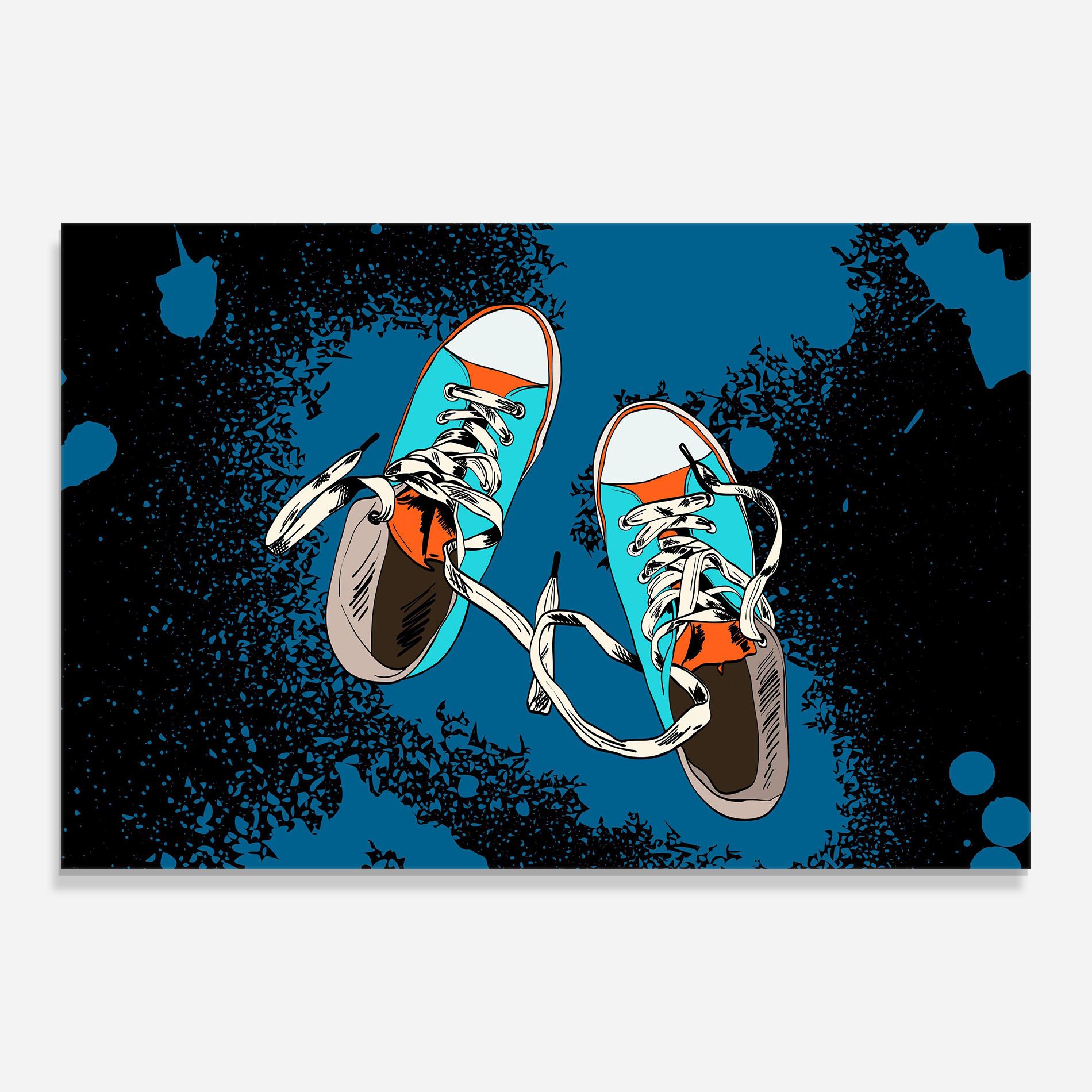 Blue Shoes Splash mockup 0