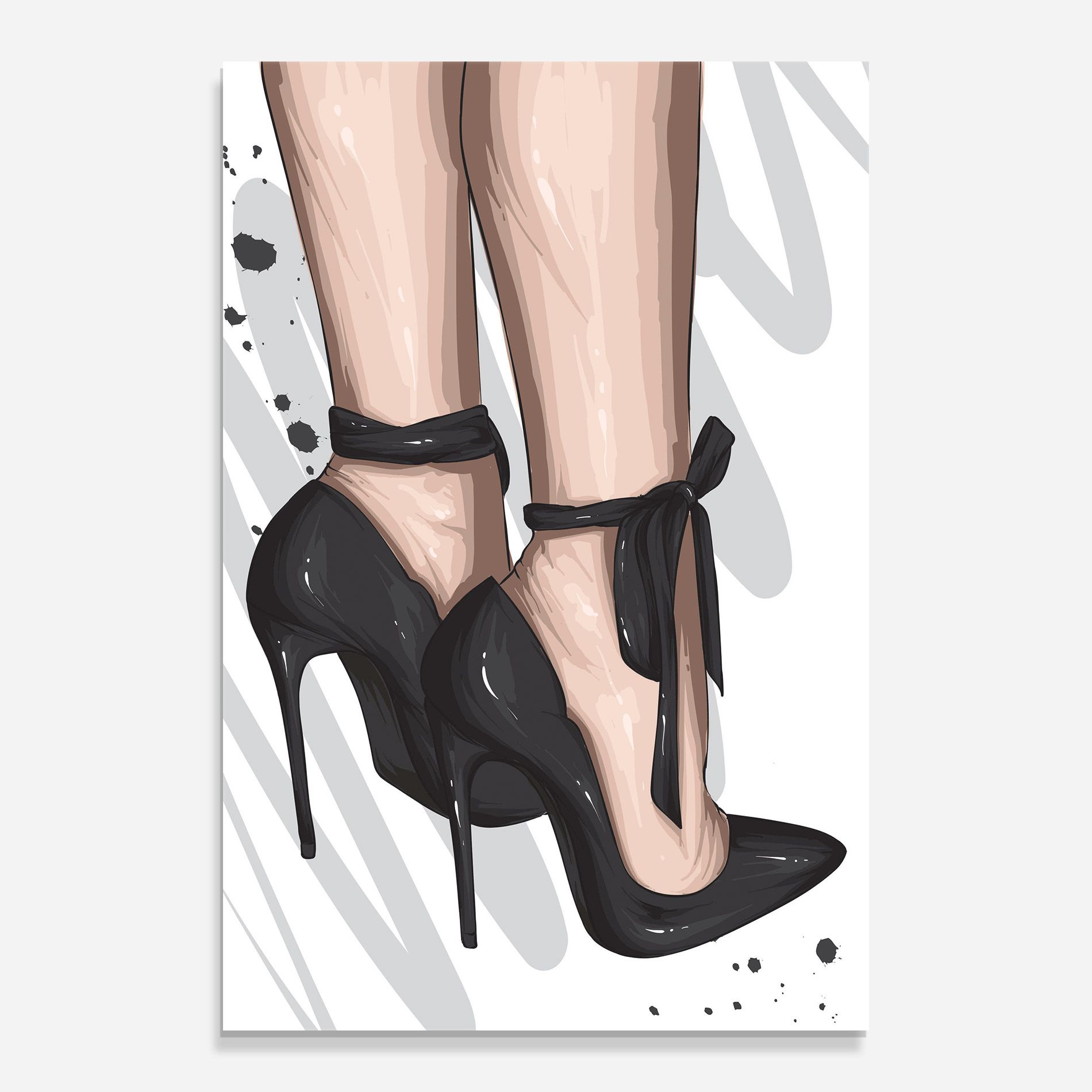Black Woman Shoes mockup 0