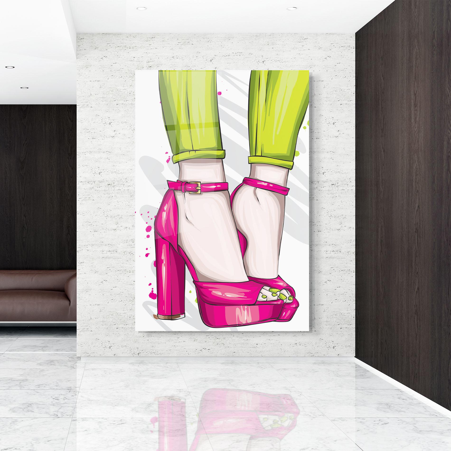 Üvegkép Green Nails mockup 9