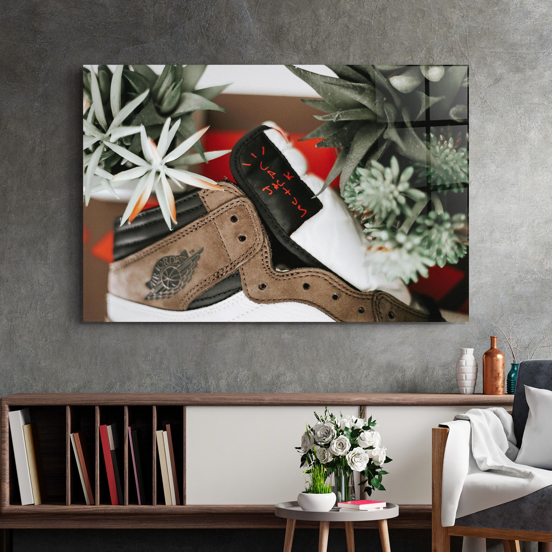 Brown Air Jordan mockup 2