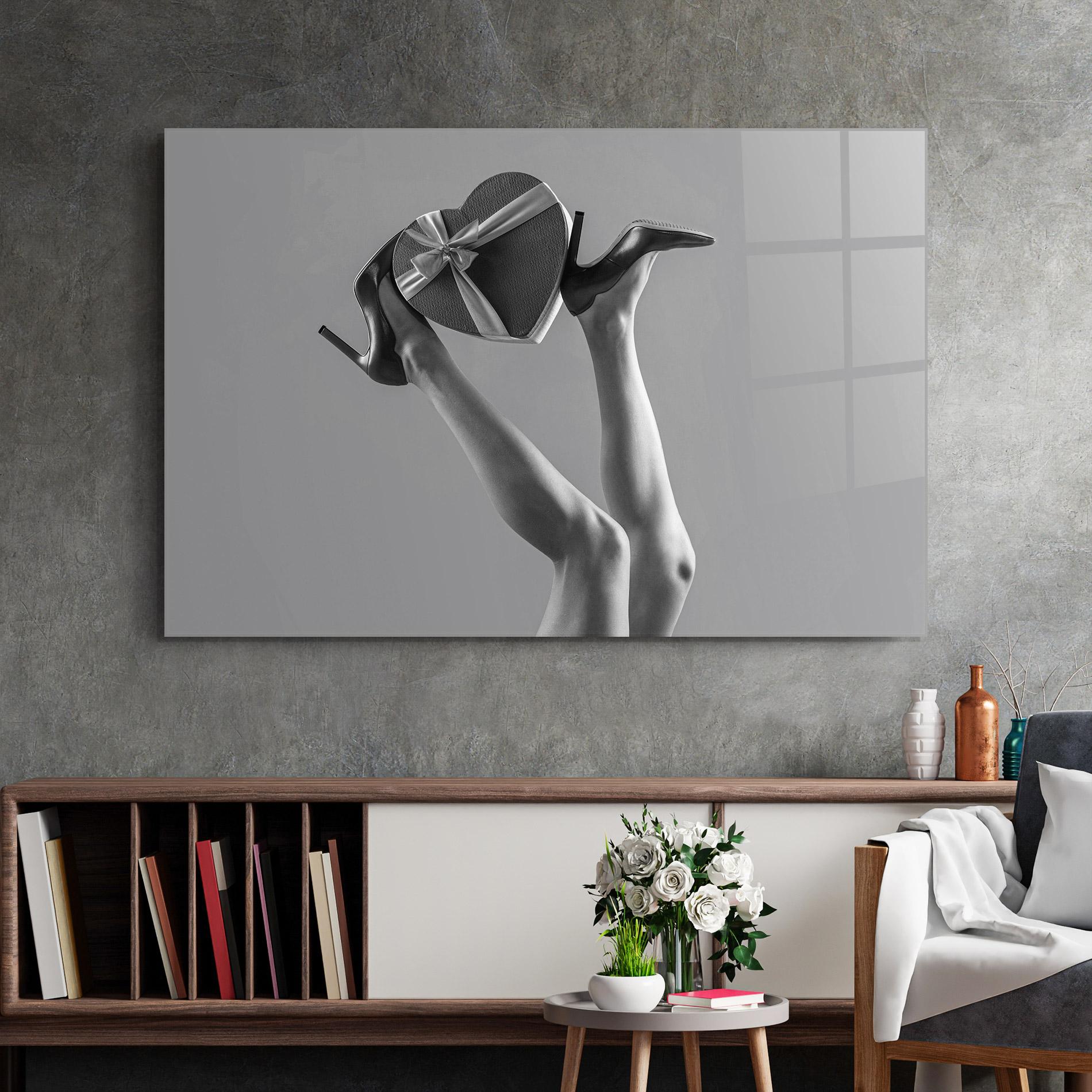 Üvegkép Heart Shaped Gift mockup 2