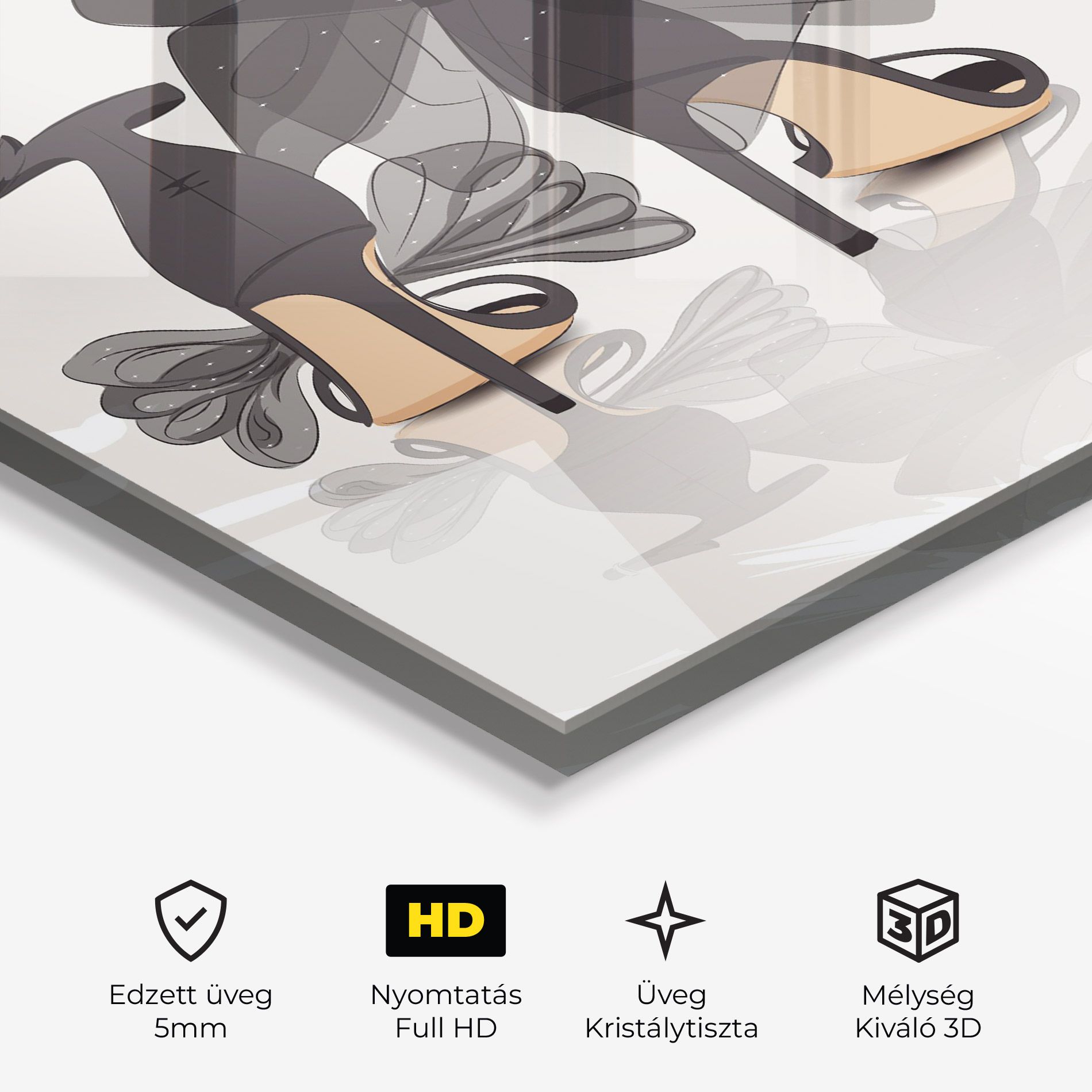 Black Bow Heels mockup 3