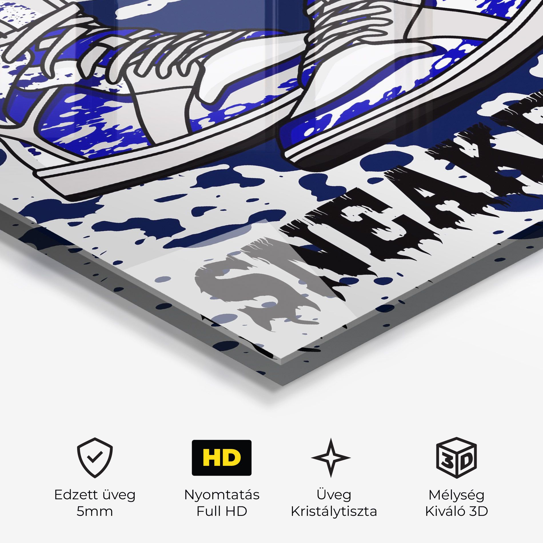 Dark Blue Sneakers mockup 3