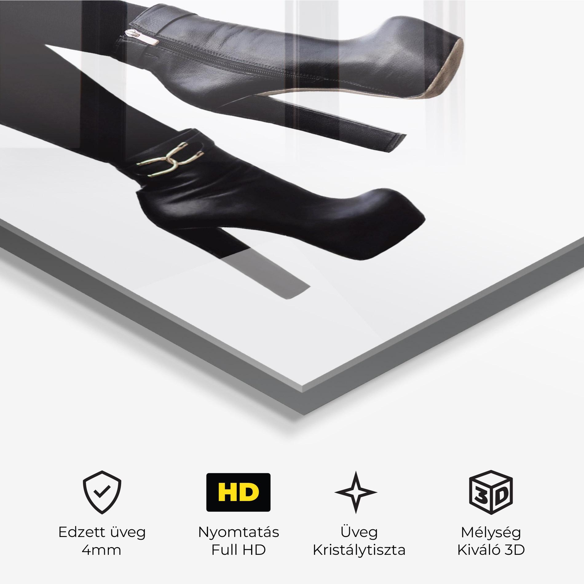 Üvegkép High Heeled Boots mockup 3