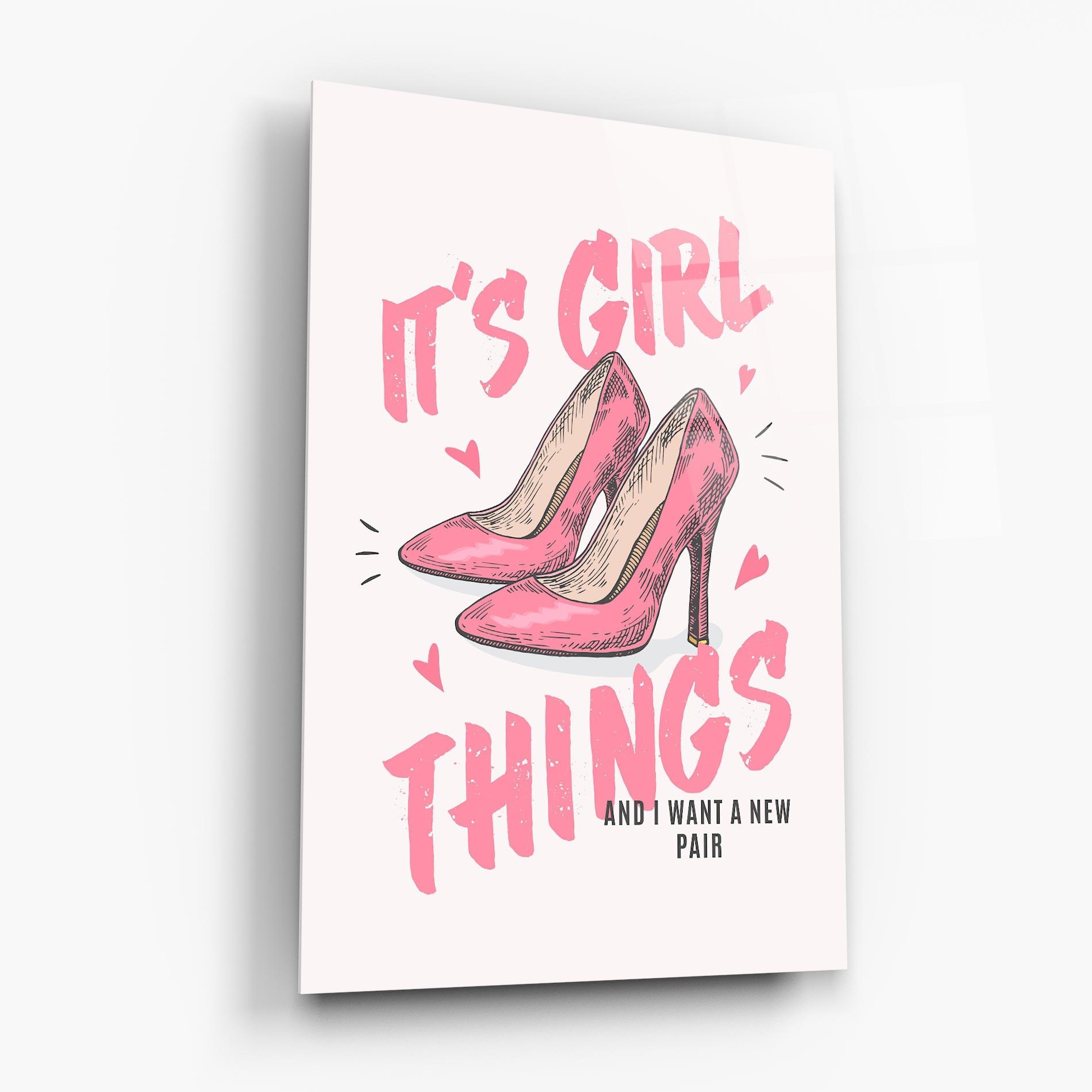 Üvegkép Girl Things mockup 6