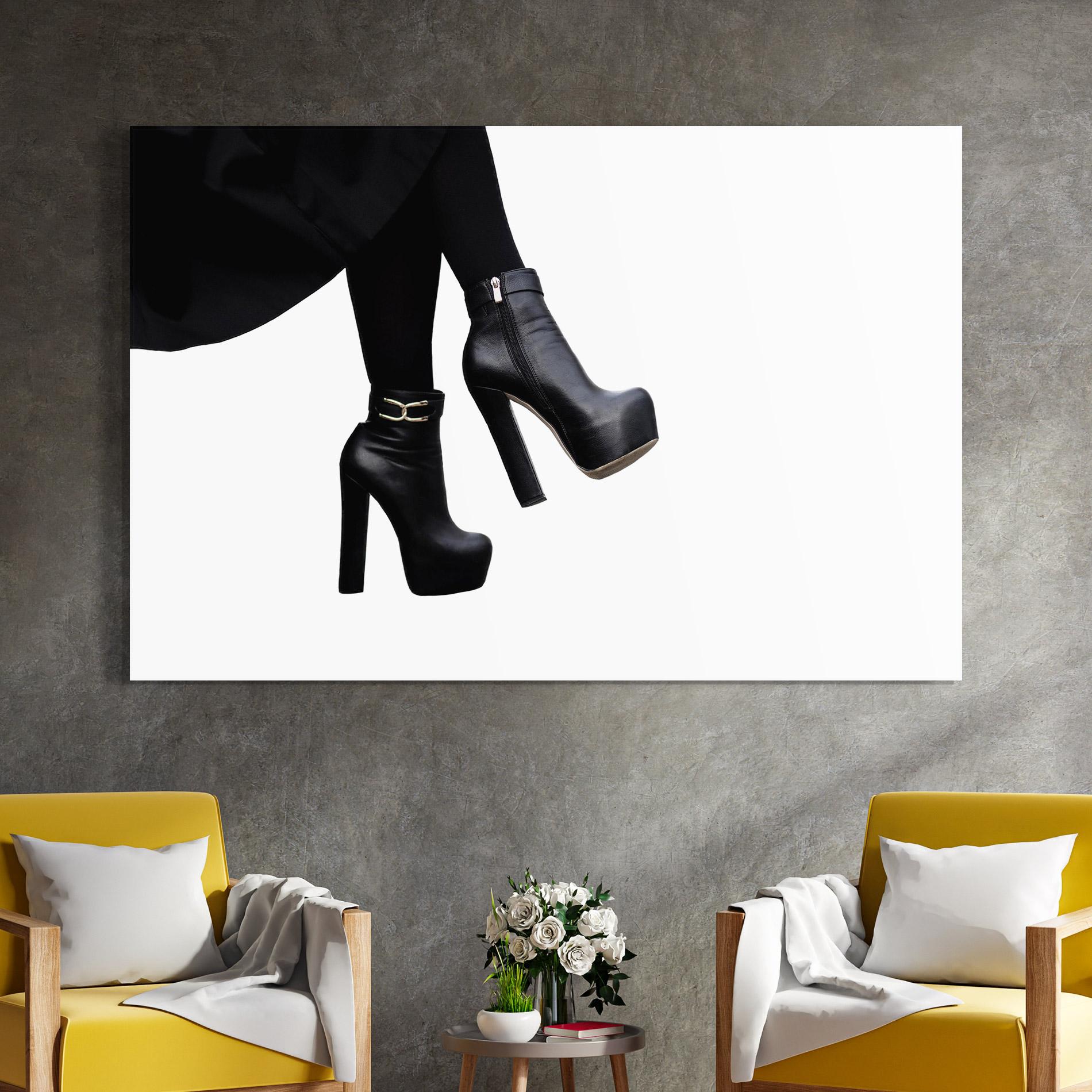 Üvegkép High Heeled Boots mockup 4