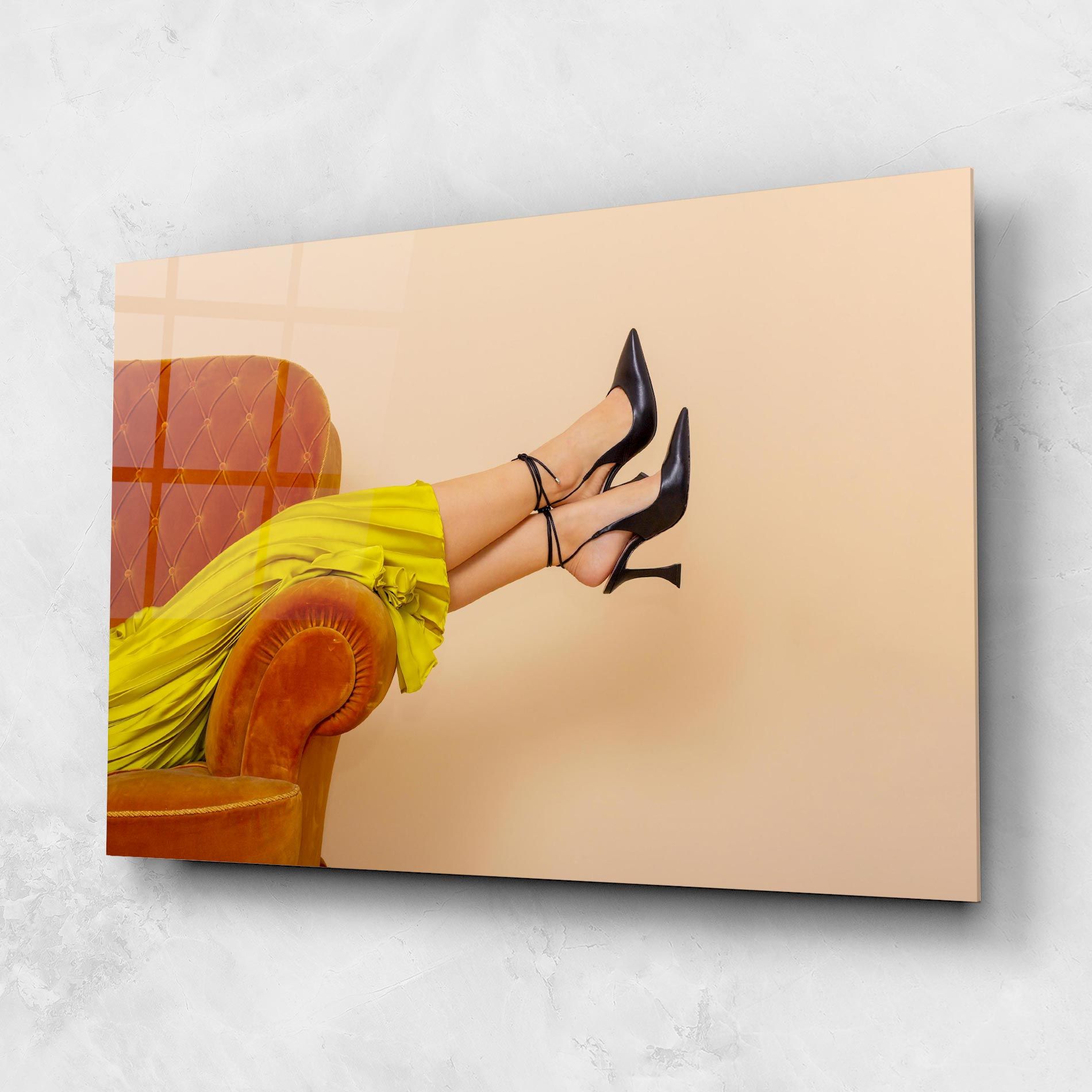 Black Heals On Cream mockup 1