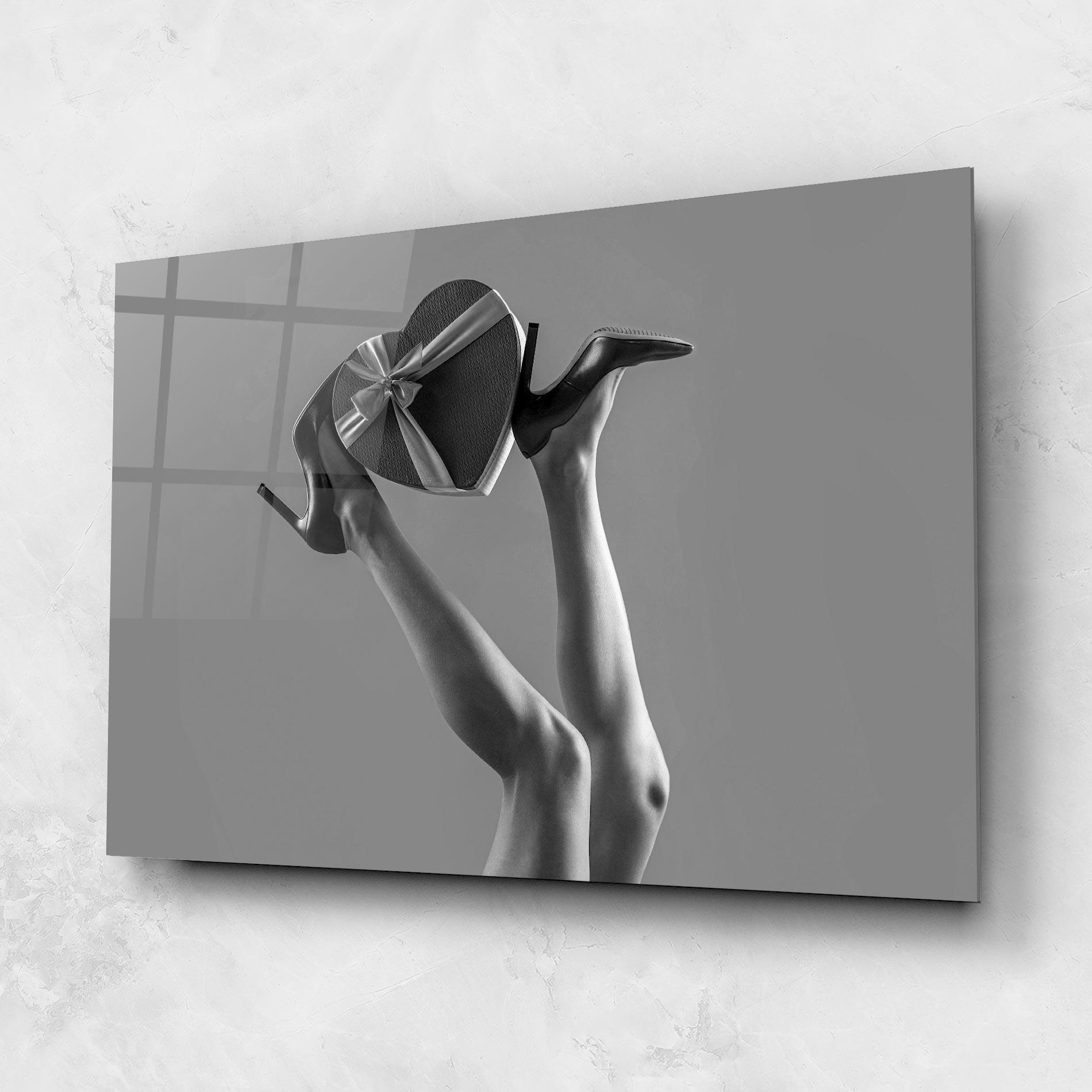 Üvegkép Heart Shaped Gift mockup 1