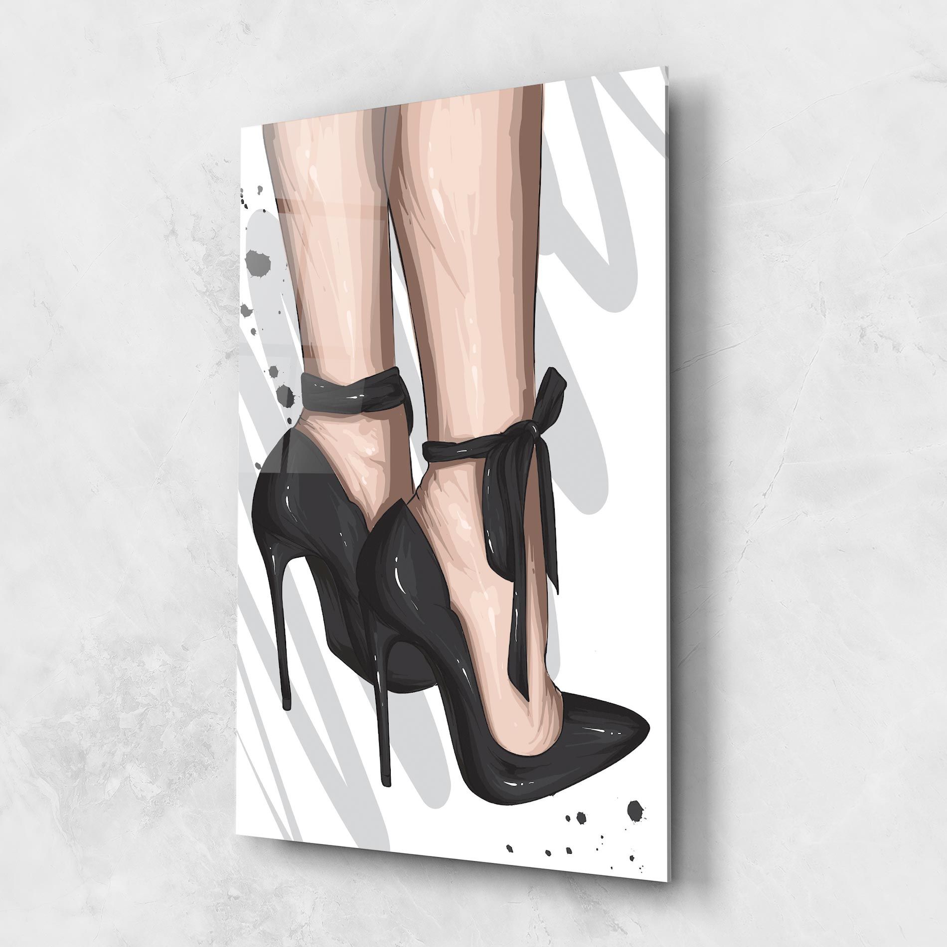 Black Woman Shoes mockup 1