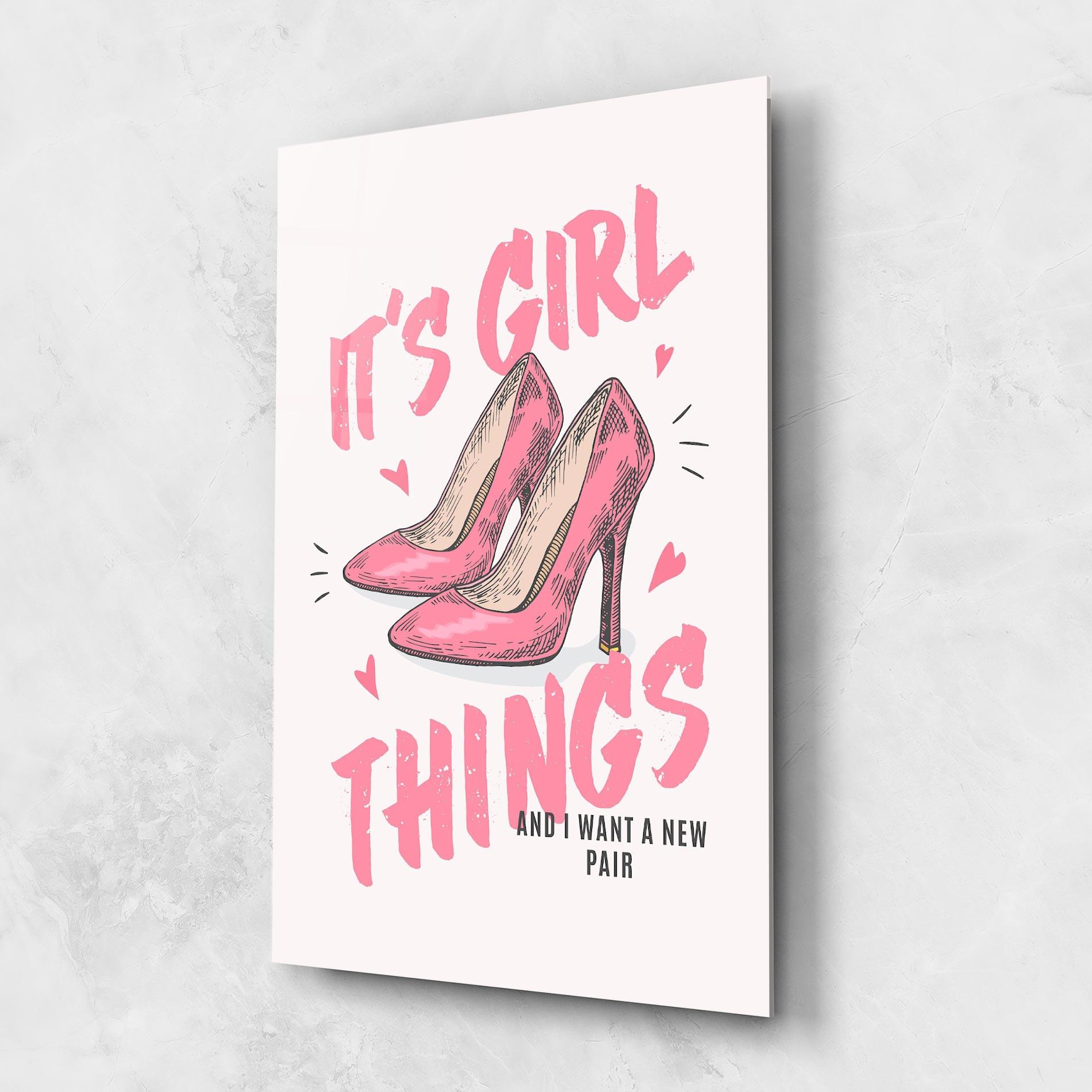 Üvegkép Girl Things mockup 1