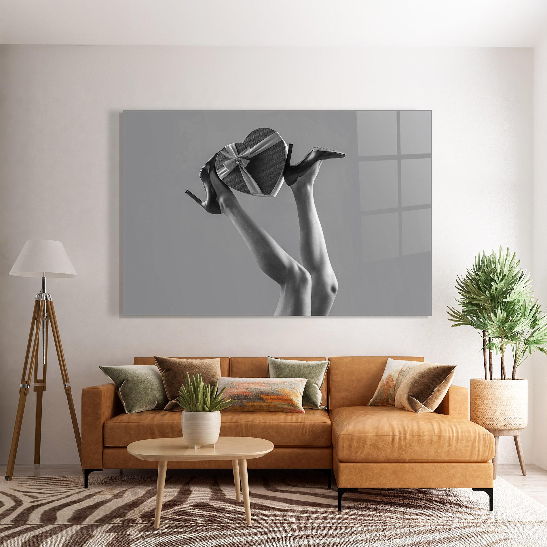 Üvegkép Heart Shaped Gift mockup 7