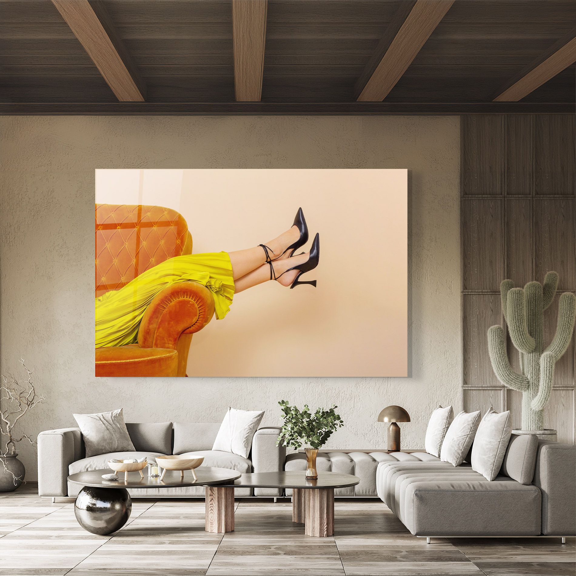 Black Heals On Cream mockup 8