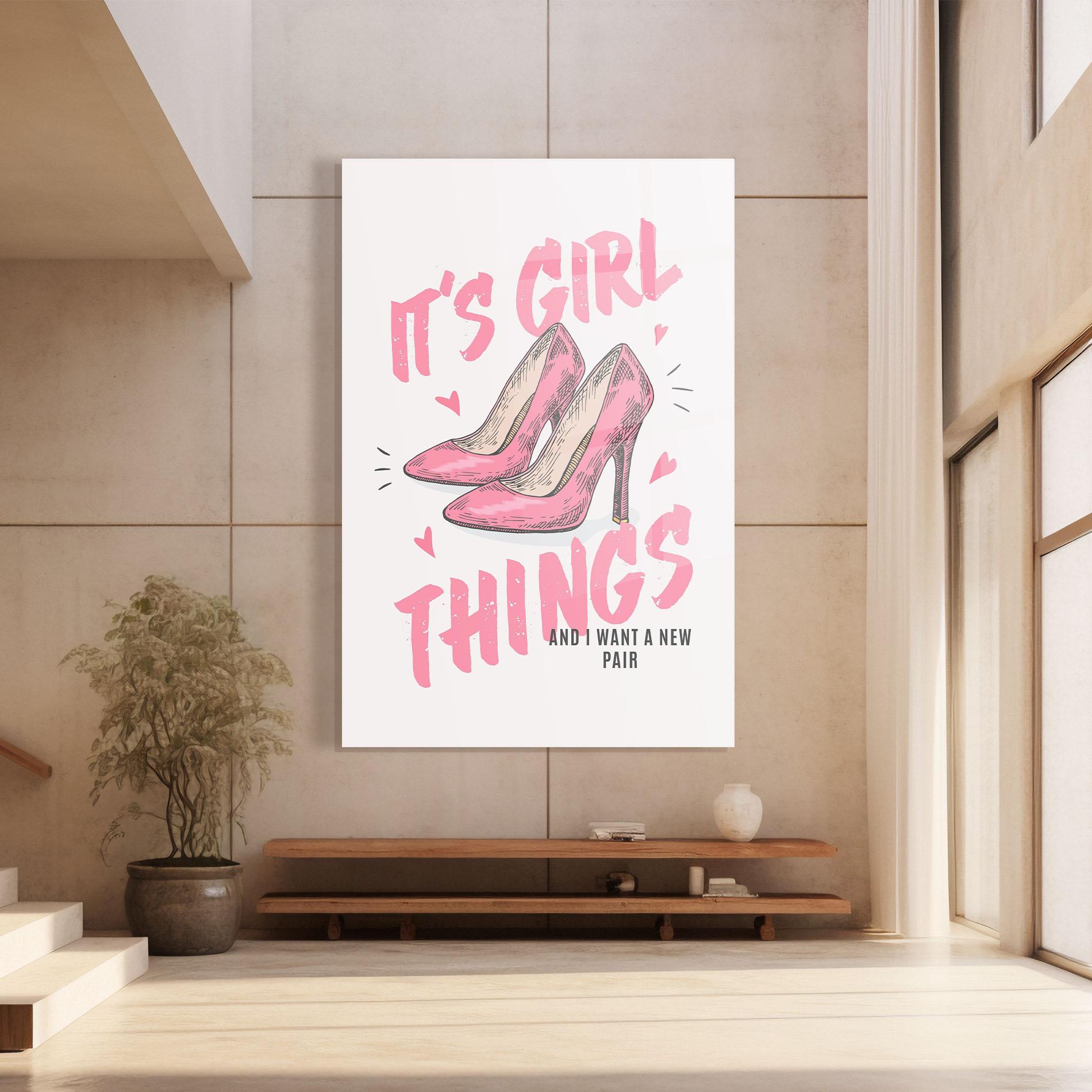 Üvegkép Girl Things mockup 8