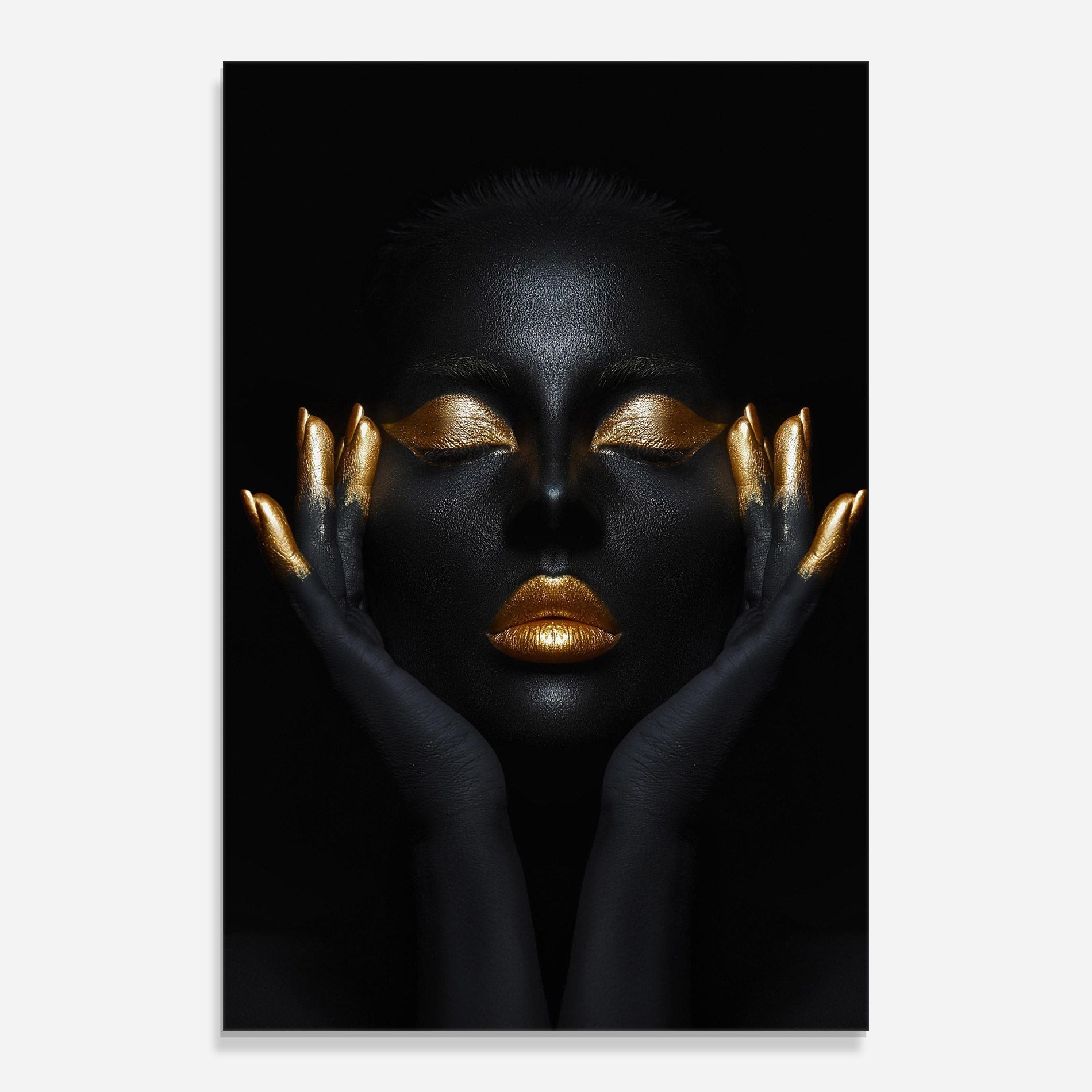 Fingertips Gold Makeup mockup 0