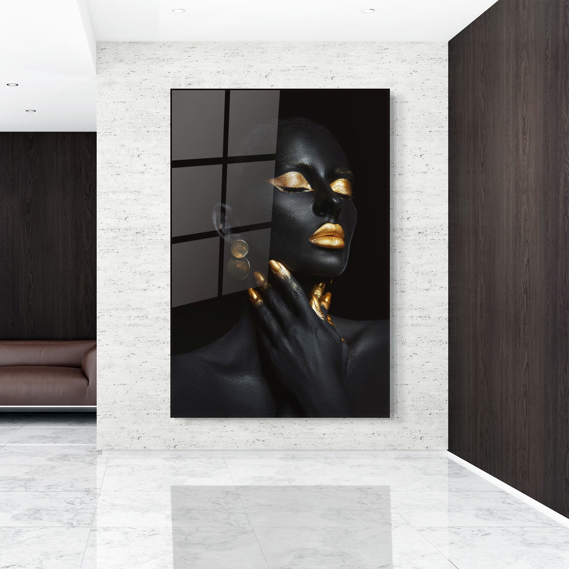 Eyelids Gold Makeup mockup 9