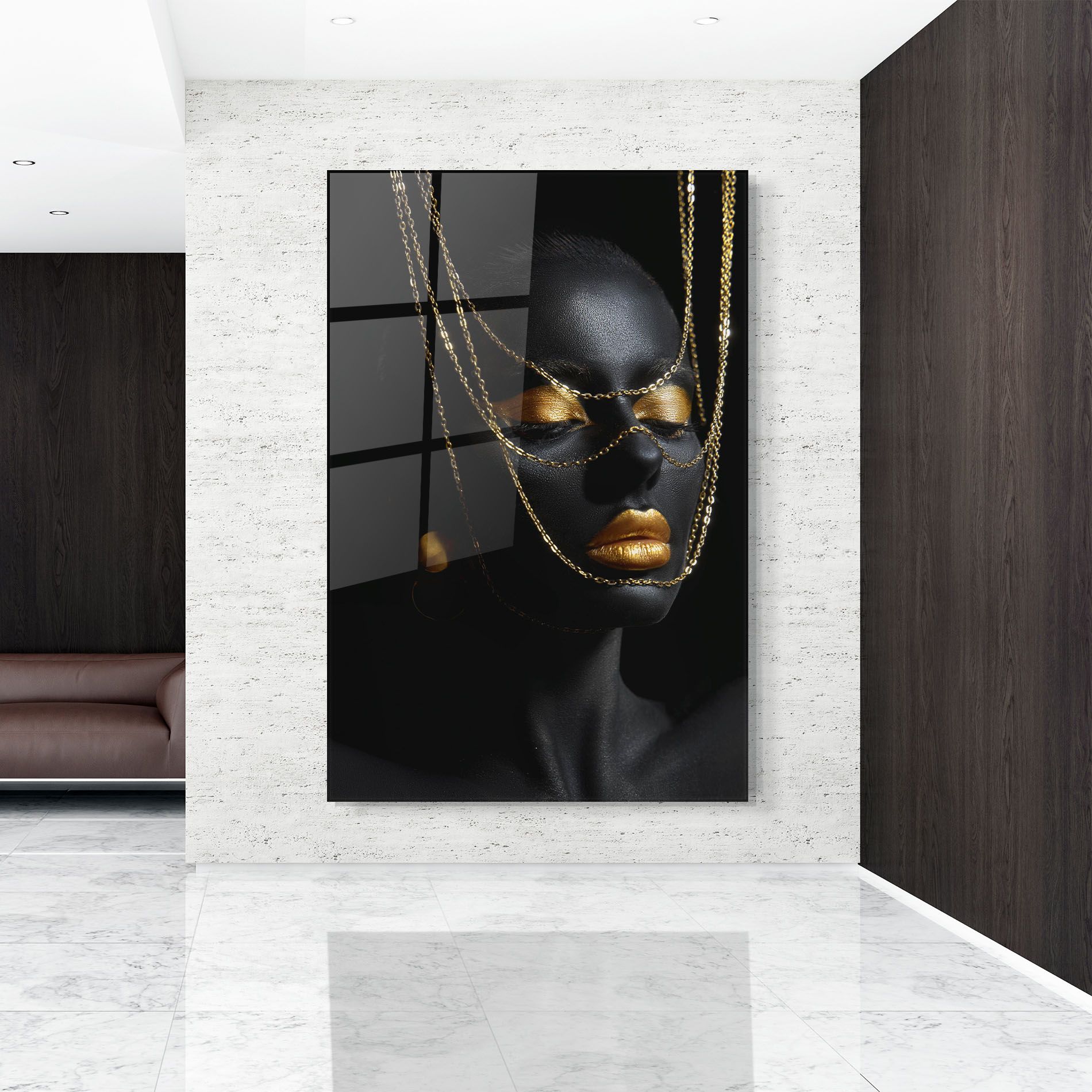 Gold Chain Girl mockup 9